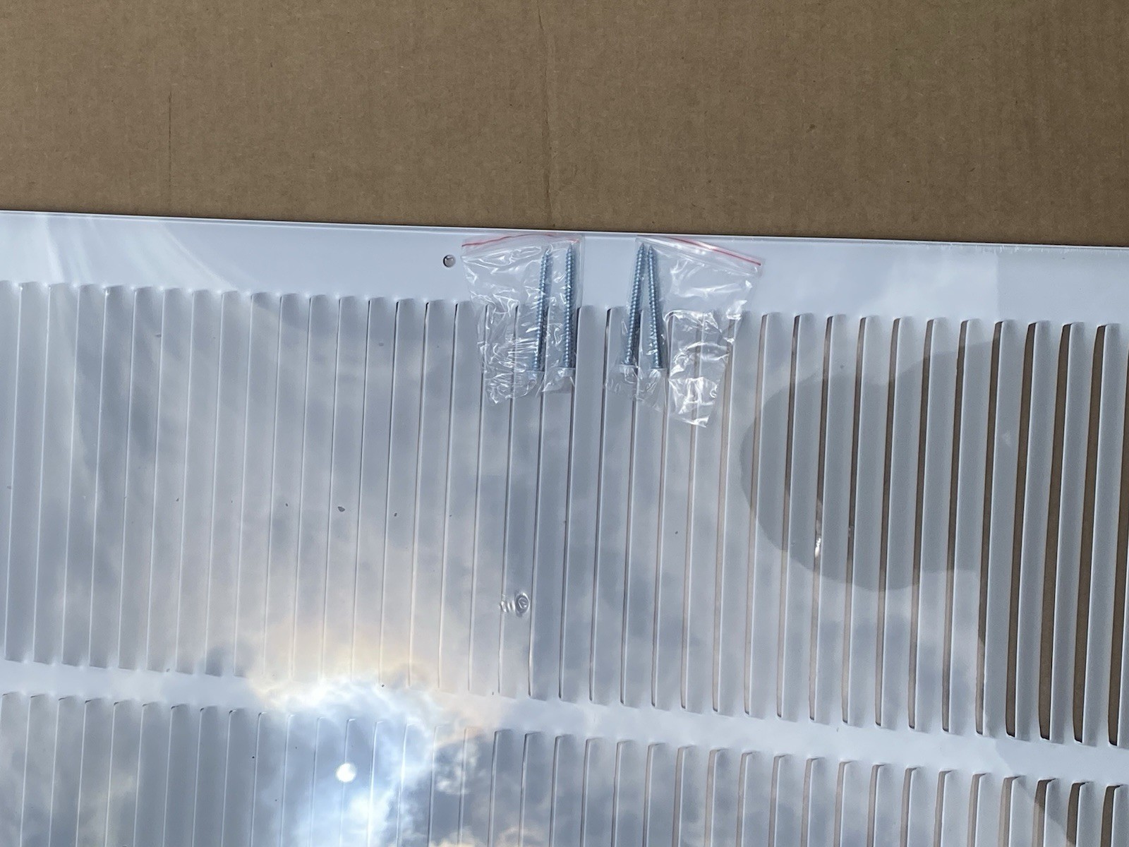 *DEFECT* 14×30 Duct Opening HVAC Steel Return Air Return Vent White 14″ x 30″