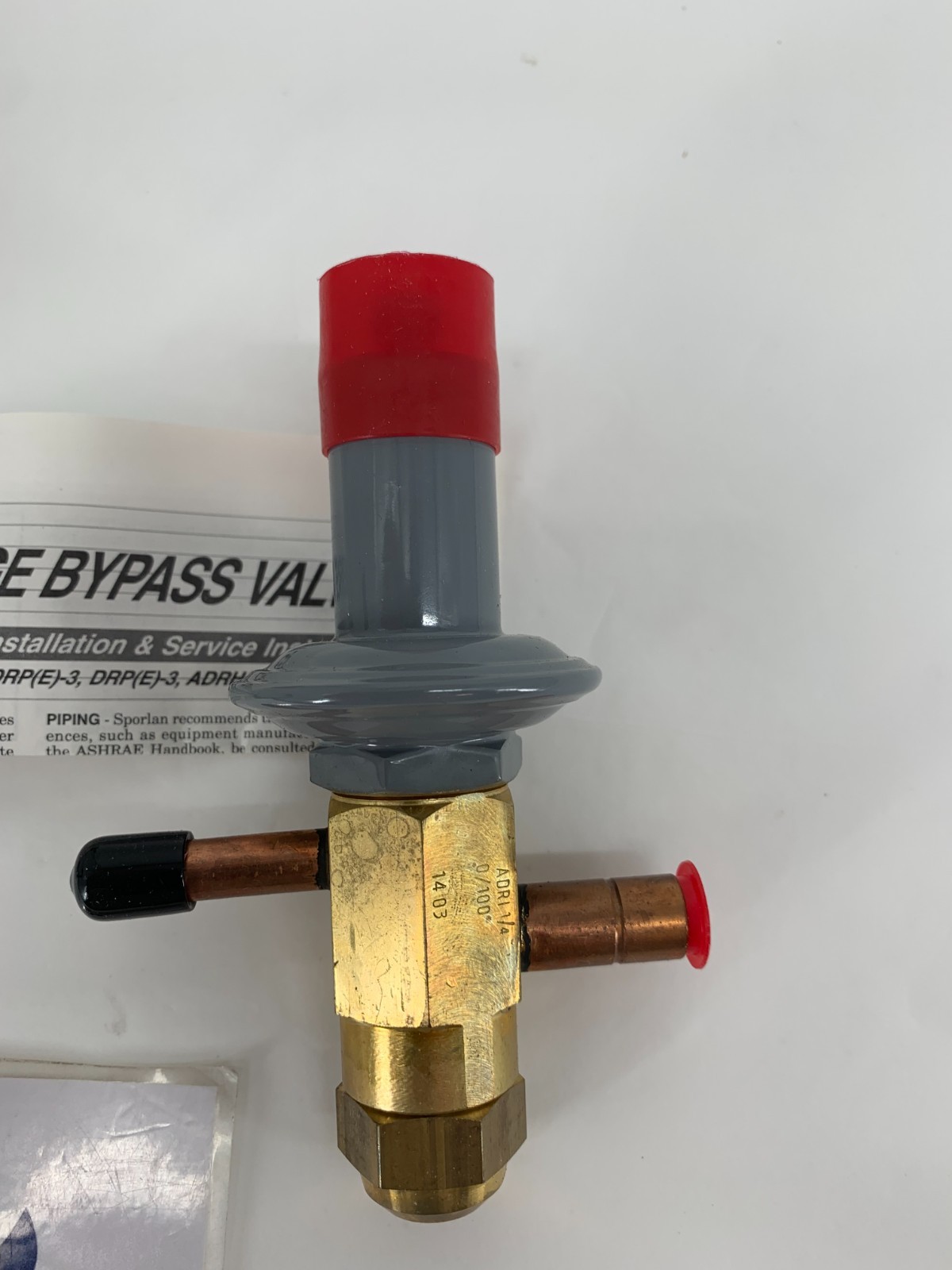 Sporlan 905921 ADRI-1/4-0/100 ST Auto Expansion Valve 1/4″ x 3/8″ ODF Solder
