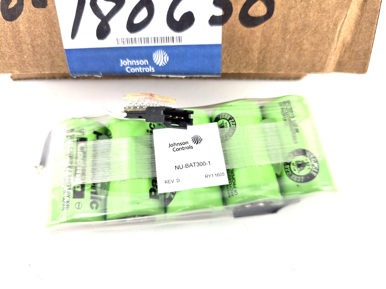 Johnson Controls Metasys NU-BAT300-1 Replacement Battery Pack NCM300