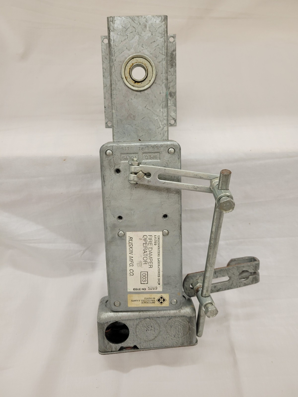Ruskin V003 Fire Damper Actuator