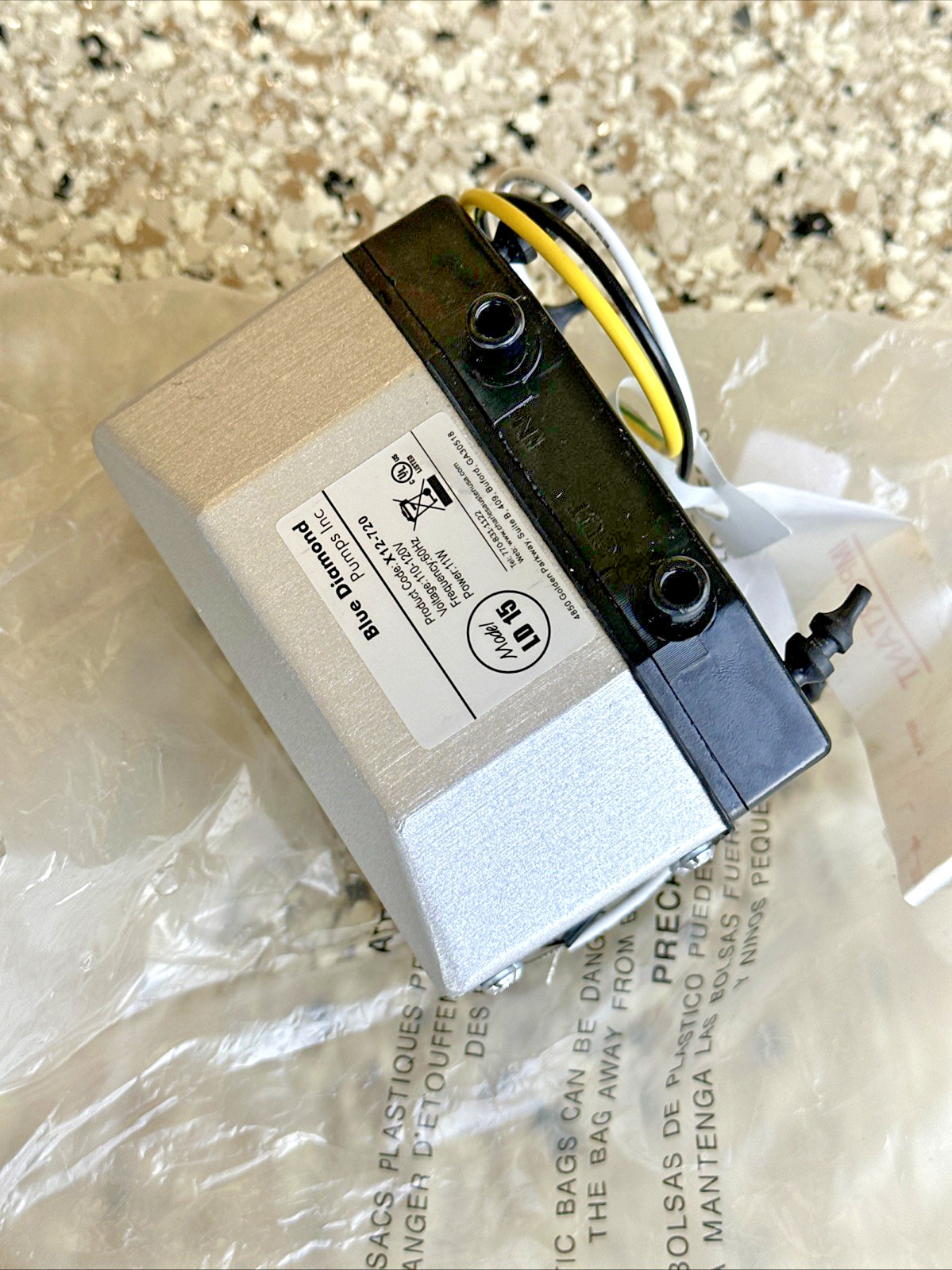 Blue Diamond Pump Condensate Removal Pump Model LD15 & X12-720 120v 11W New
