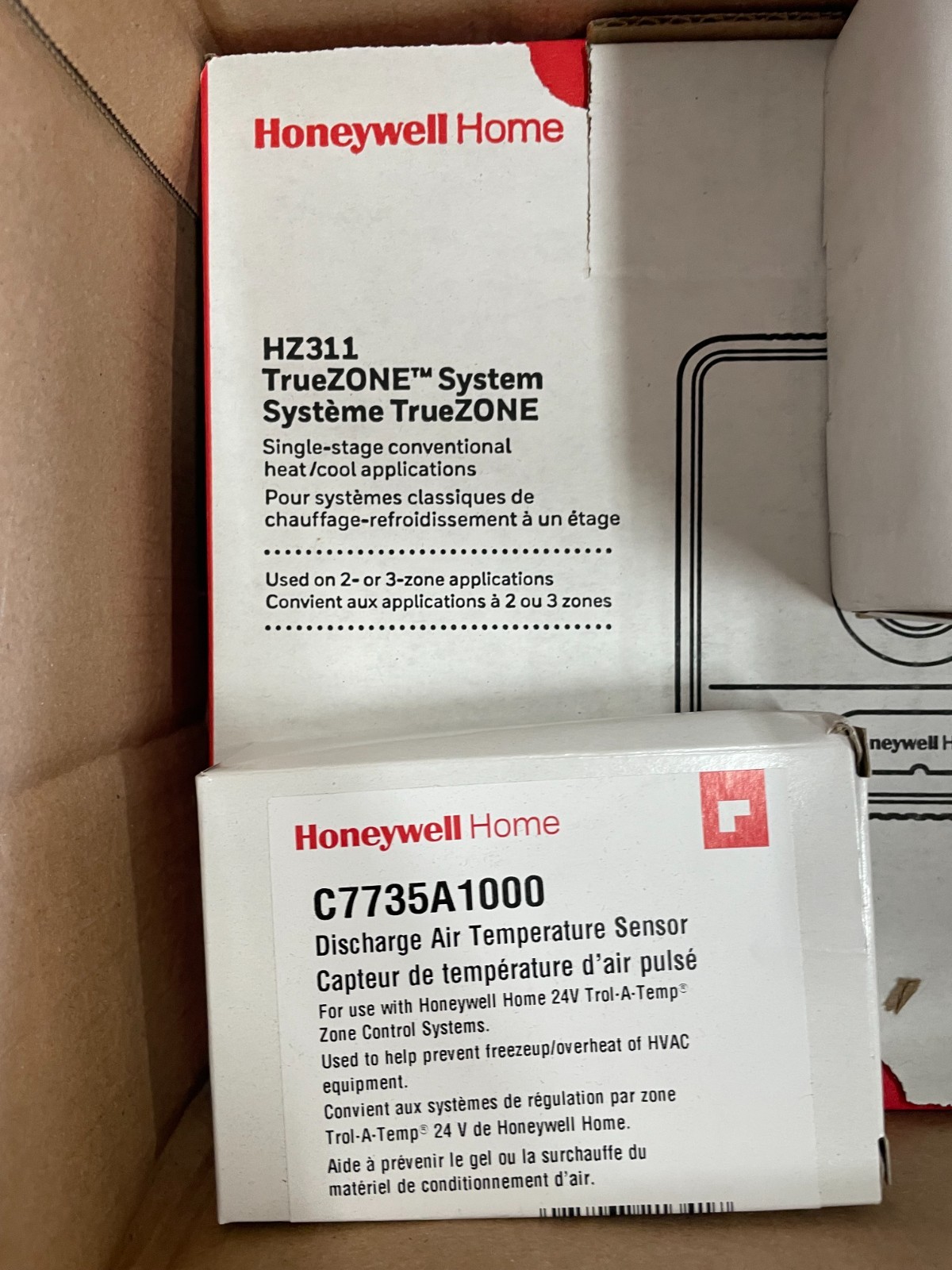 Honeywell TrueZONE HZ311 3-Zone HVAC Control Panel, 24VAC