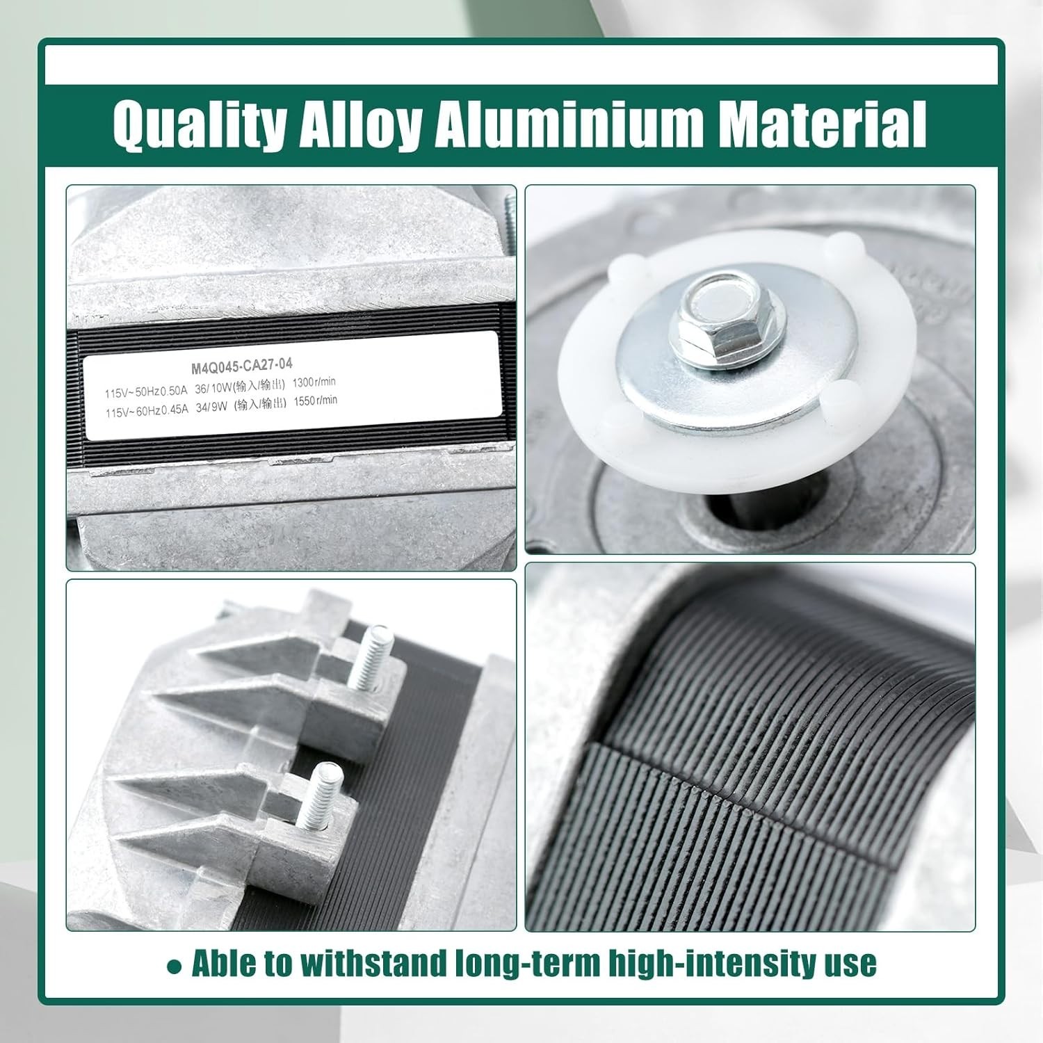 M4Q045-CA27-04 Replacement for ebm-papst Fan AC Motor 115V 50/60Hz 0.50A 36/10W