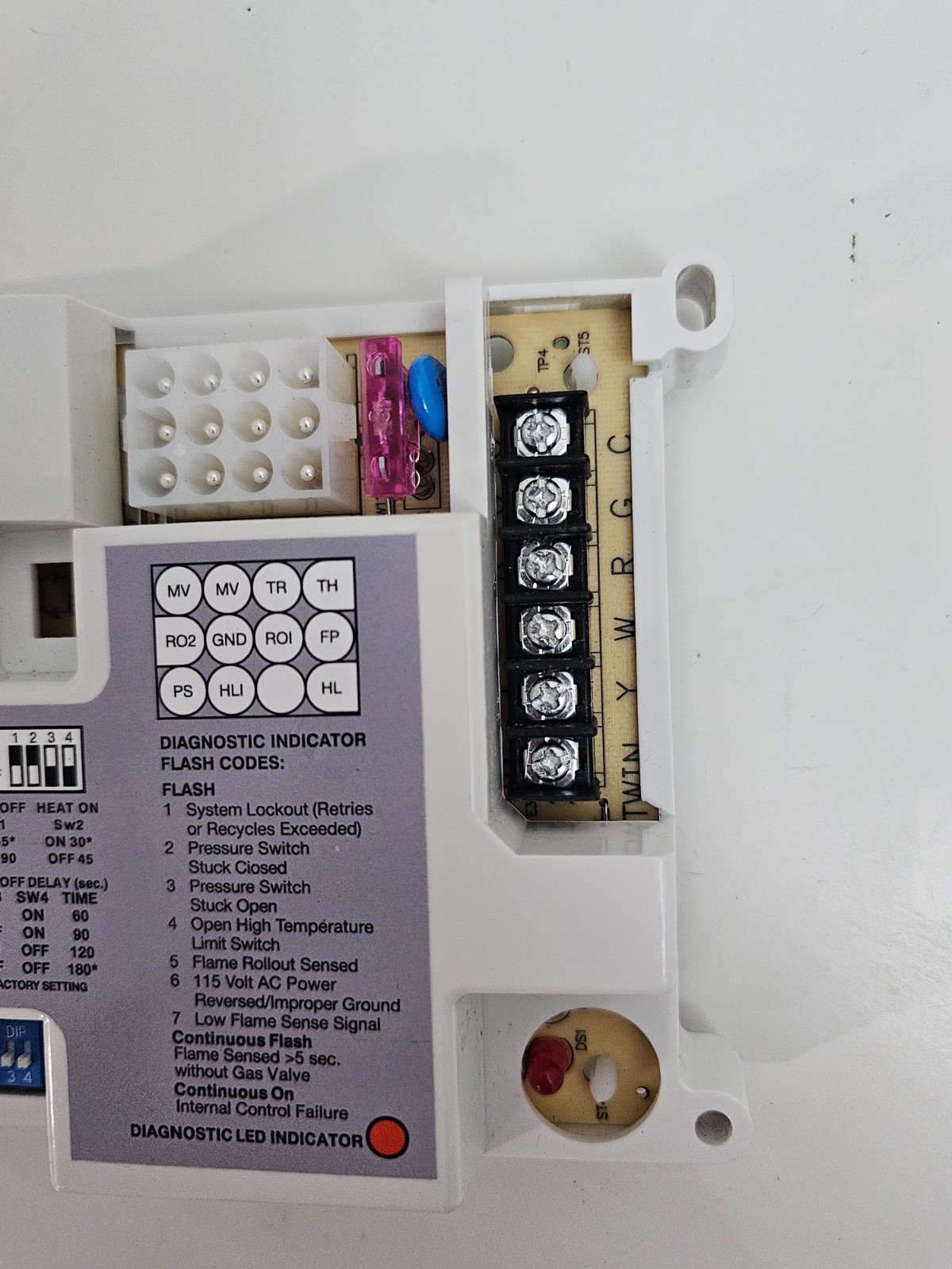50A55-843 Ignition Control Module Universal Furnace Control Board Lennox White-R