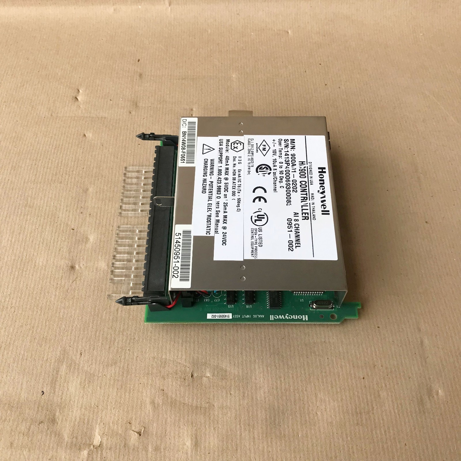 HONEYWELL HC900 CONTROLLER 8-CHANNEL 900A01-0202