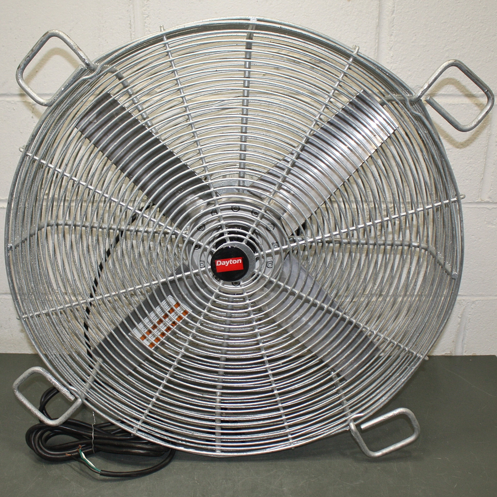 Dayton Transformer Cooling Fan 2ATX8, 24″ Blade, 115/230V AC, 1/2HP, Guard Mount