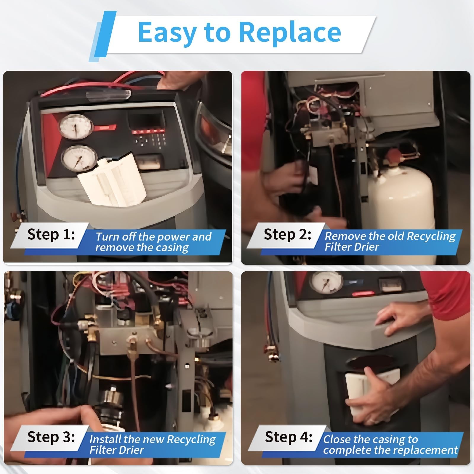 34724 A/C Recycling Filter-Drier Spin-on Filter Compatible with Robinair 34724 f