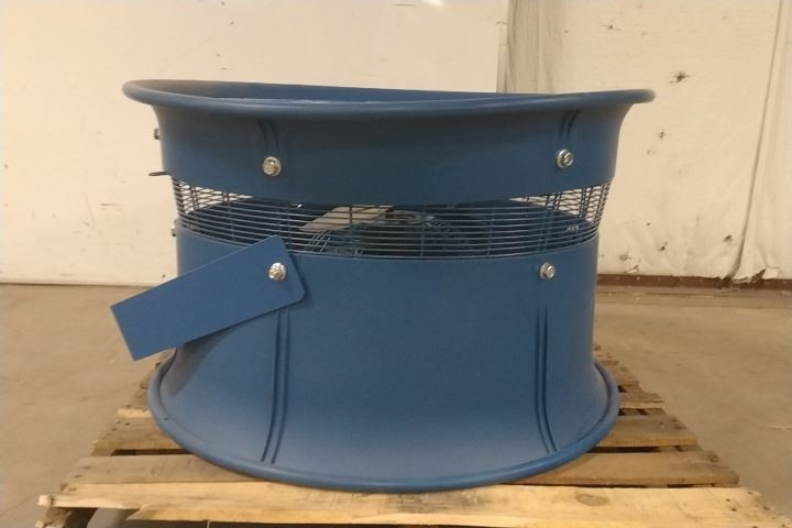 Patterson H30C 1 HP 12,000 CFM 277VAC 30 In Blade High-Velocity Industrial Fan