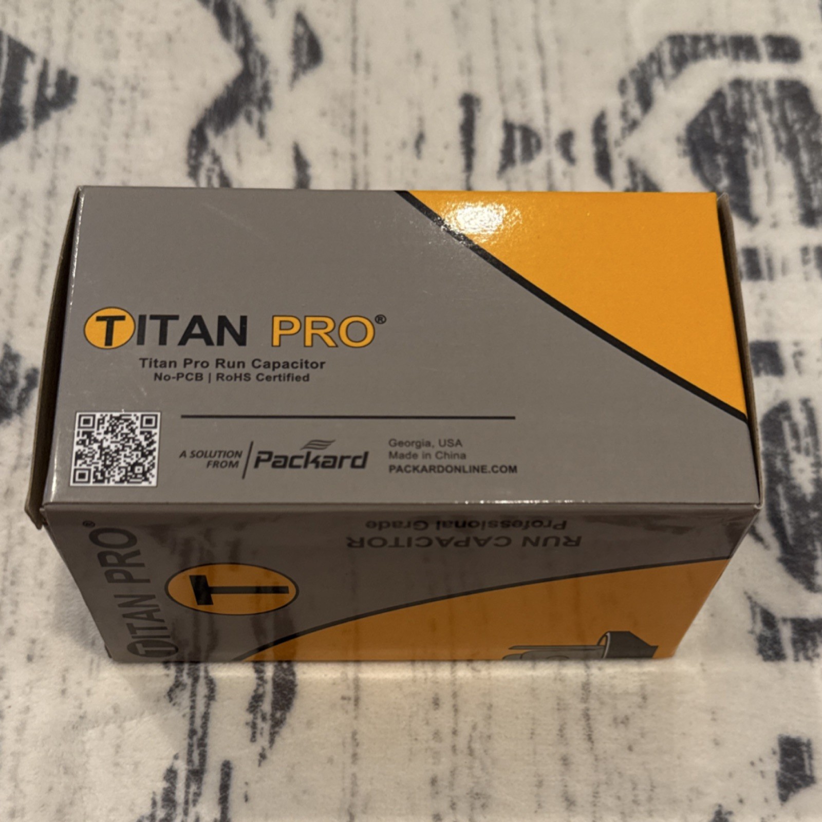 Titan Pro Motor Run Capacitor 55+5 µF Round 440/370 VAC TRCFD555