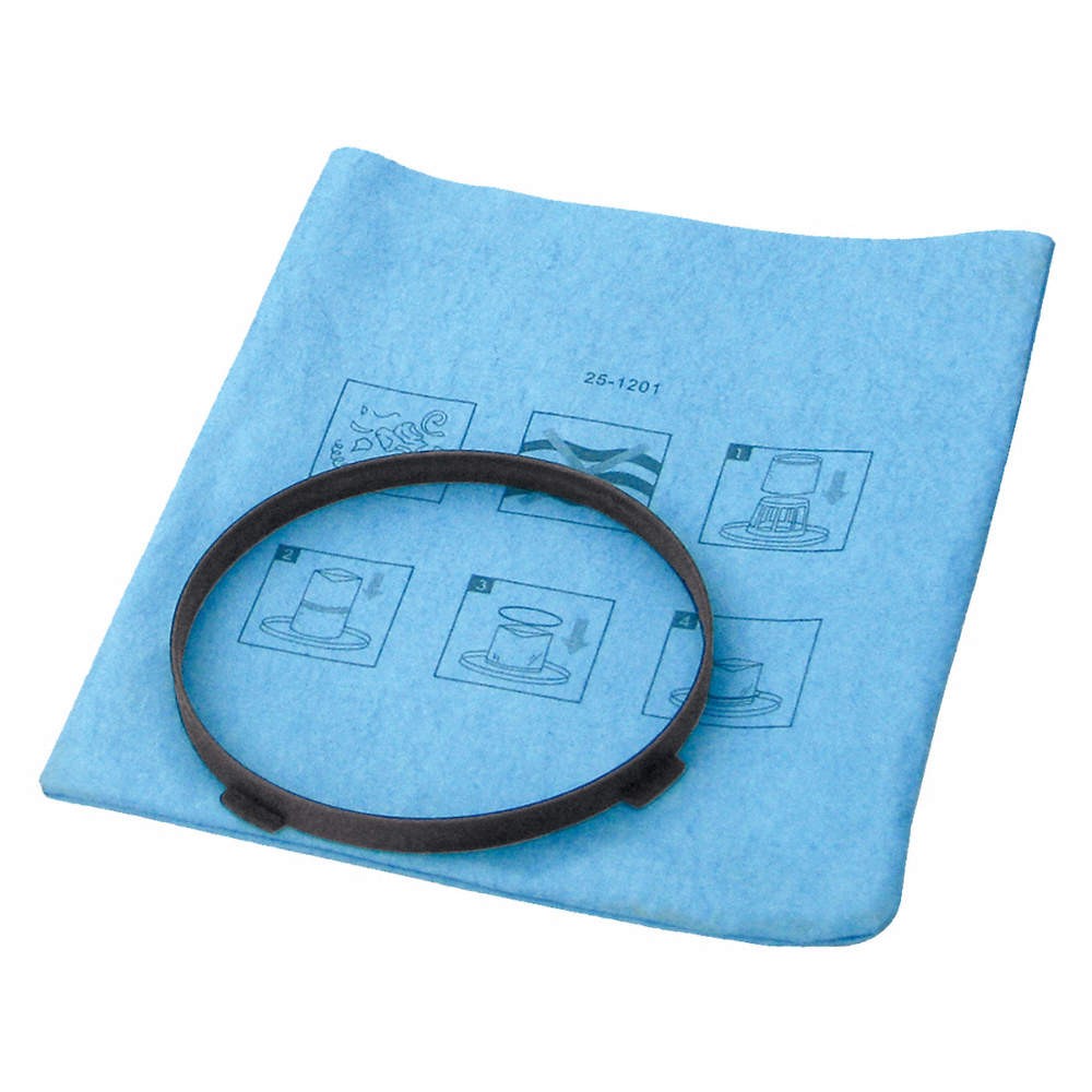 DAYTON 783GC3 Vacuum Bags,13 1/2 in L,7 3/4 in W,Cloth 783GC3