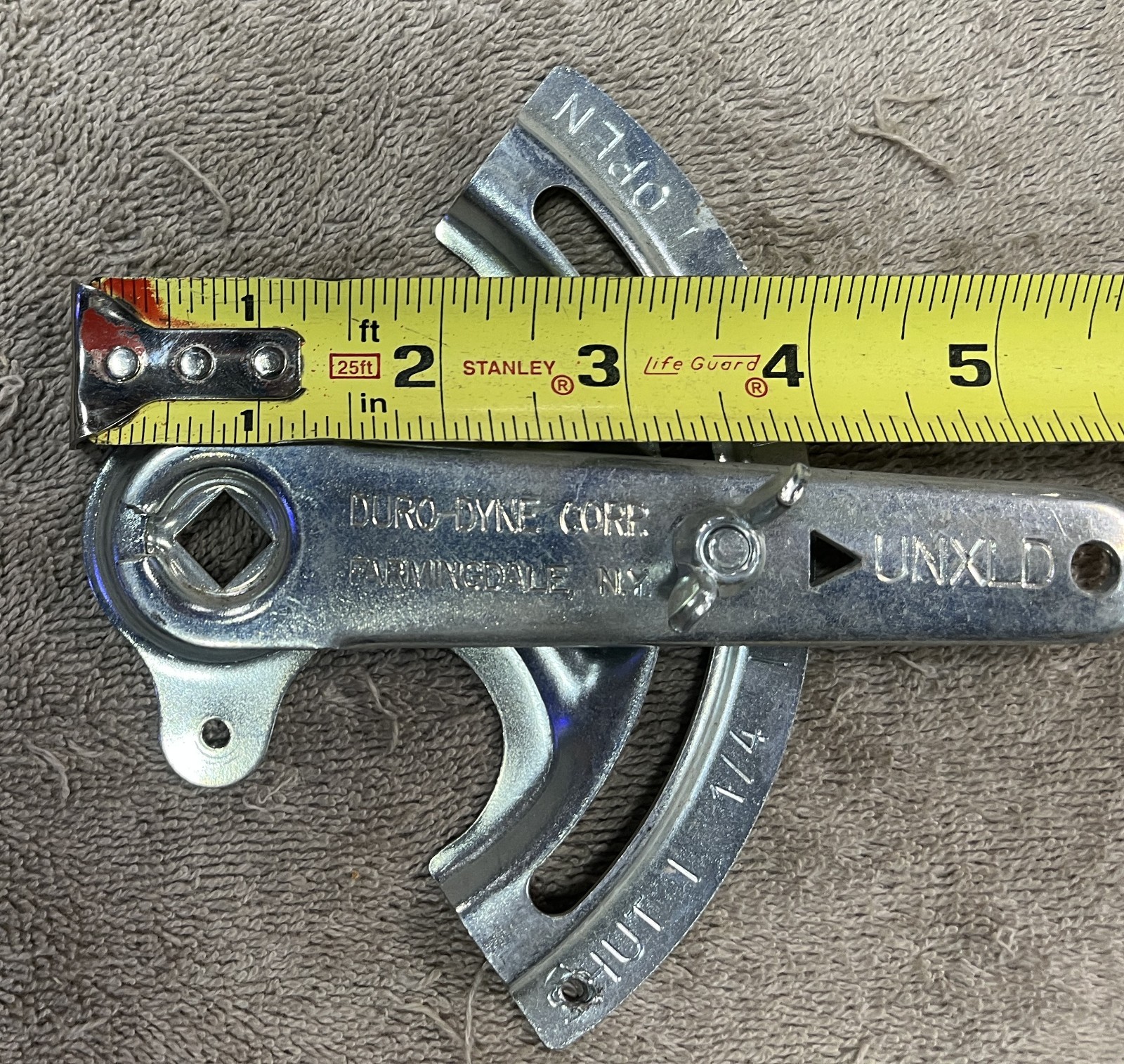 Duro-Dyne 3/8″ Quadrant Damper Regulator Handle -Square Rod – UNXLD – Lot Of 2