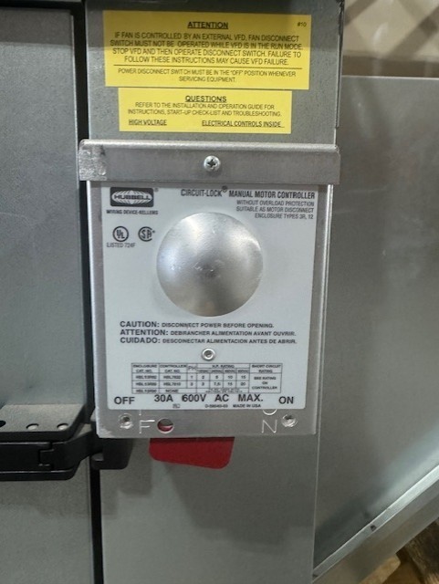 EconAir A1-15D-SC 500-2800 A Series – Modular Rooftop Filtered Make-up Air Fan