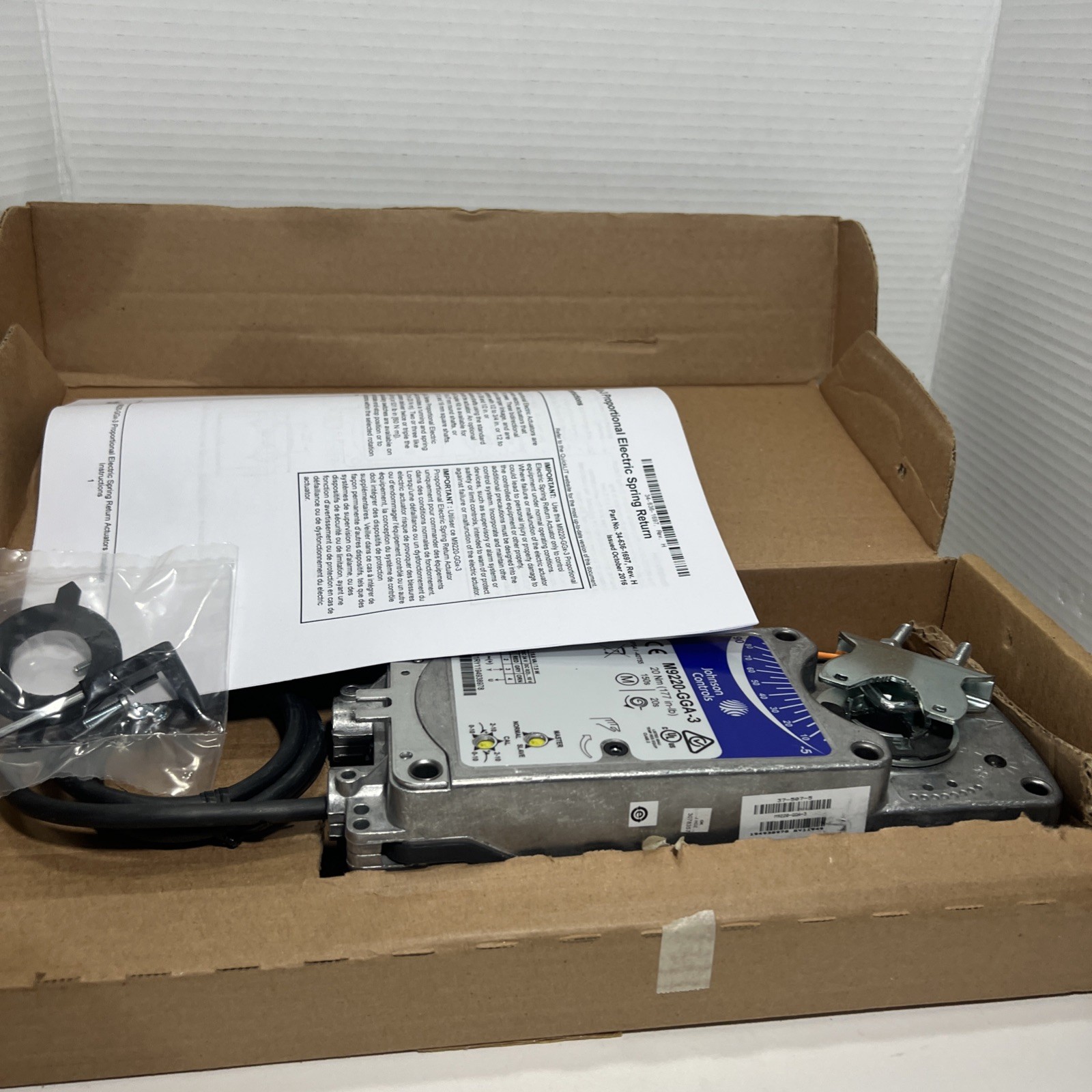 Johnson Controls M9220-GGA-3 Rotary Actuator Brand New In Open Box See Pictures