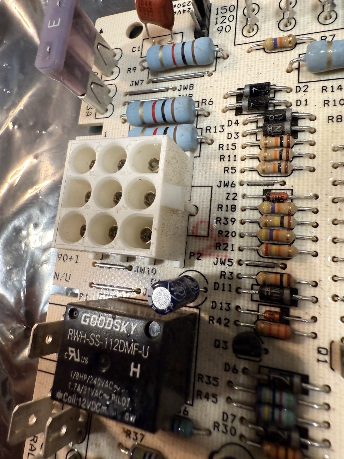 New Goodman Furnace A/C HIS Control Board 9-Pin Connector B1809913S 193031153910
