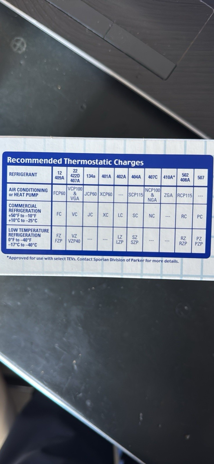 Sporlan SVE-5-CP100 Thermostatic Expansion Valve w/ 60 in Capillary Tube