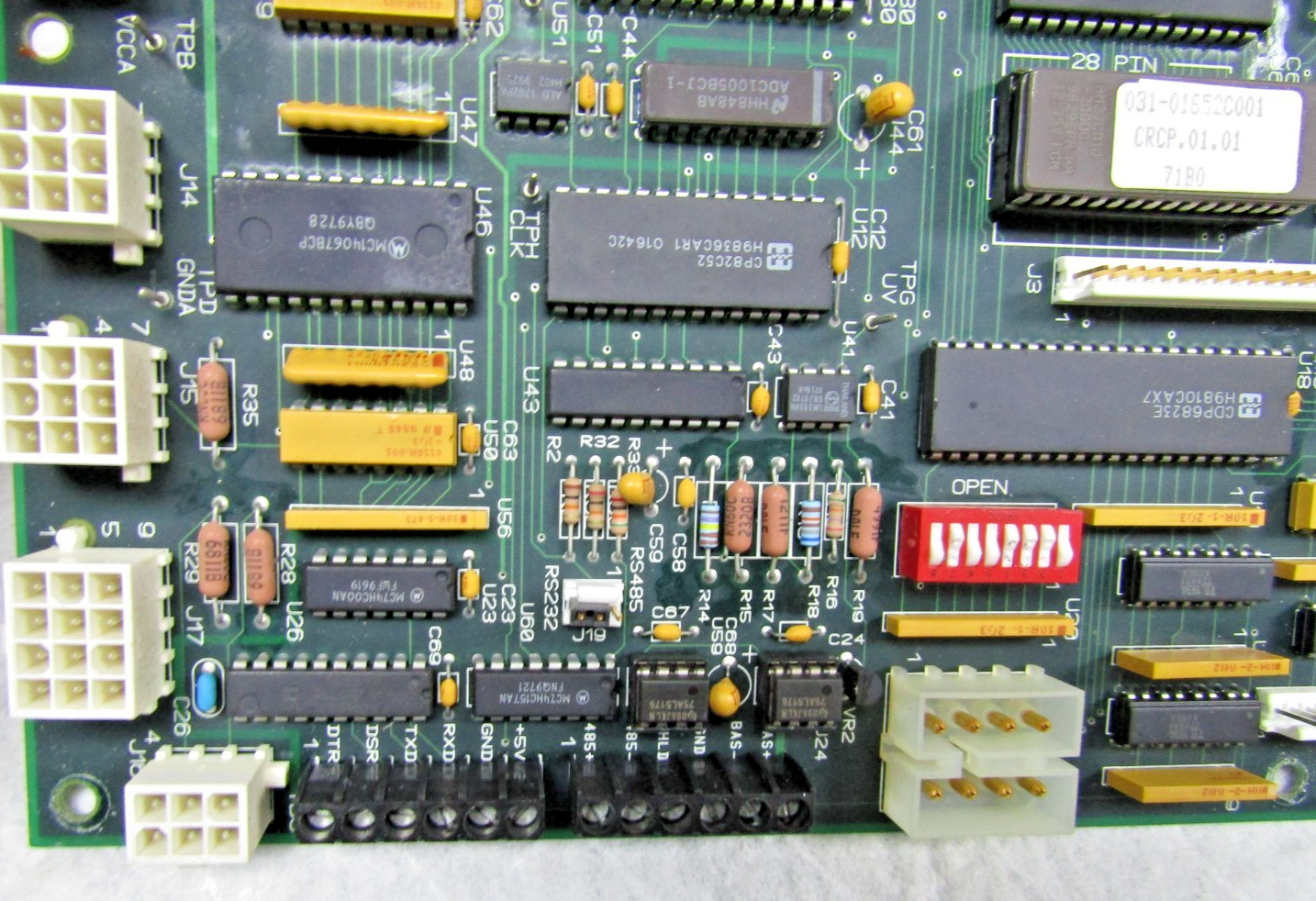 ✌️YORK 031-01095-002 CHILLER PROCESSOR BOARD Rev B