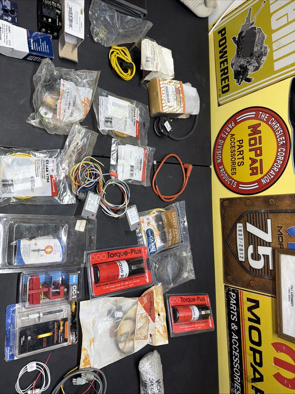 Mixed HVAC Parts Lot Honeywell Carrier Mars RIB Relays Sensors Ignitors More