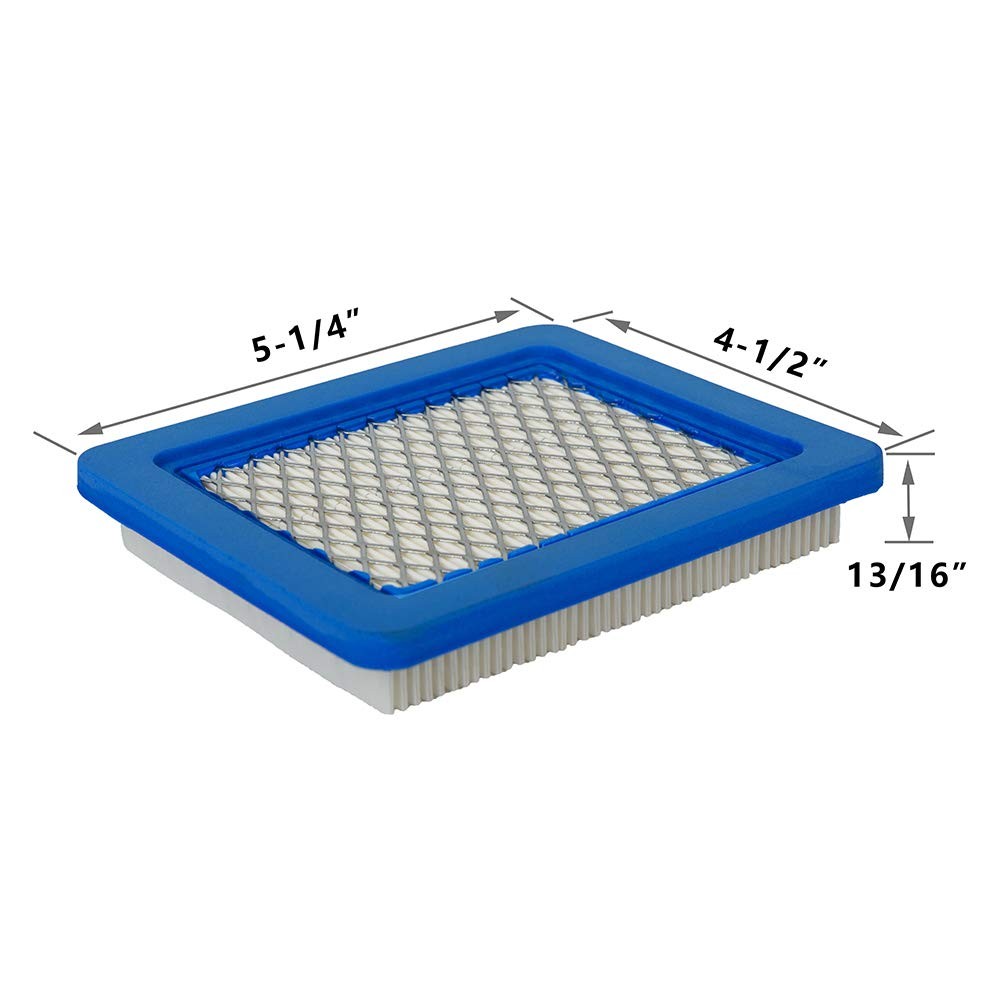 HEYZLASS 5 Pack 491588S Air Filter, Compatible with 491588 4915885 Blue+White