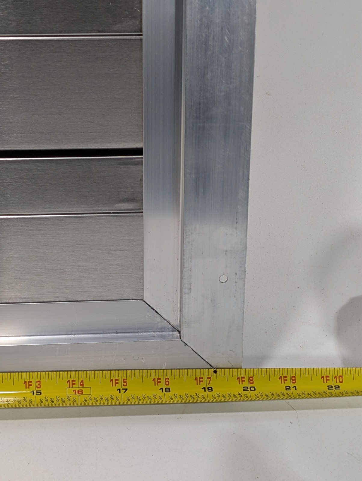 Dayton 5Nkn4 Damper, Backdraft, Wall Mount, 19-3/4 In Square NEW OPEN BOX