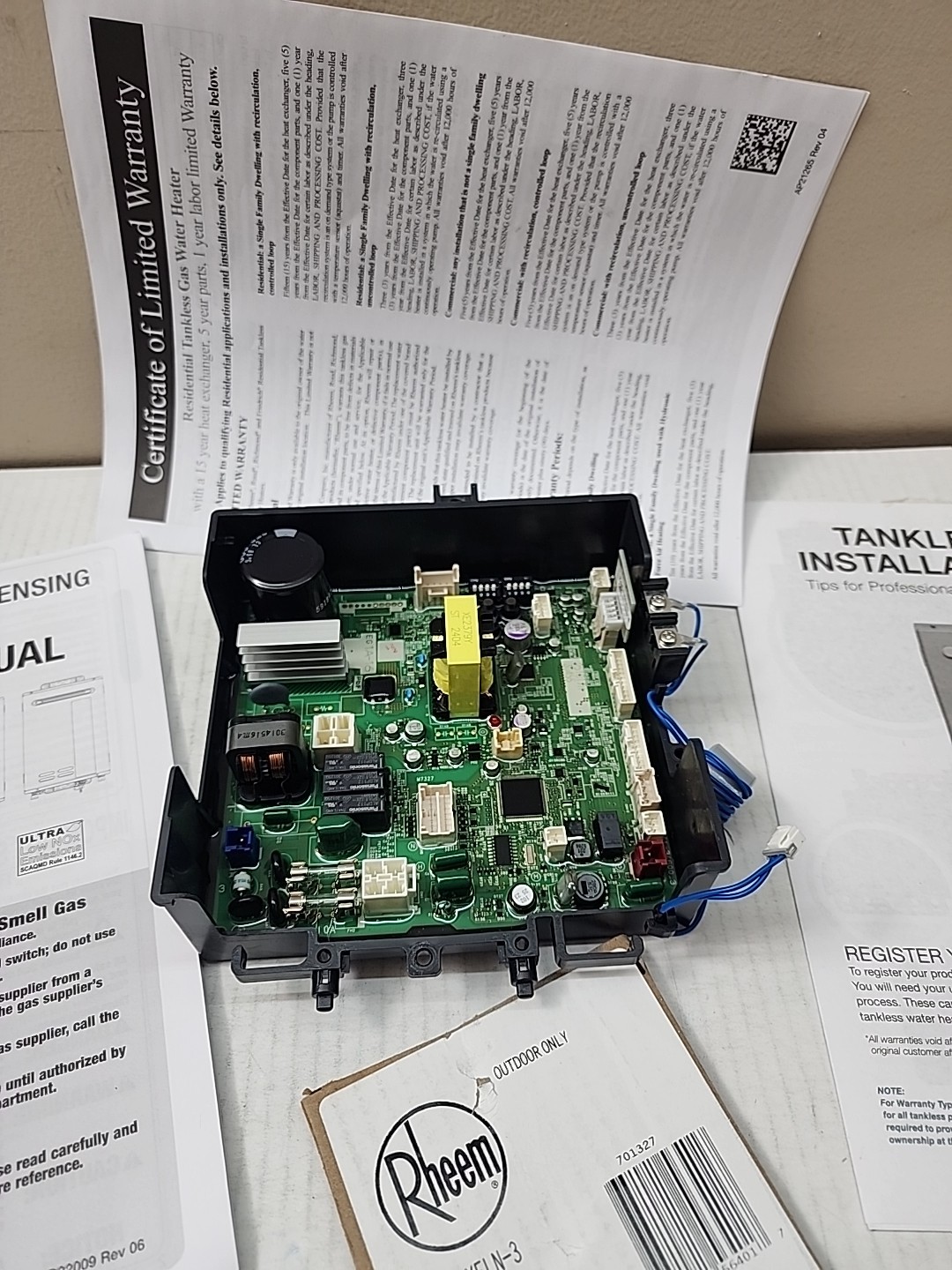 Rheem Control Board For Tankless Water Heater ECO200XELN-3