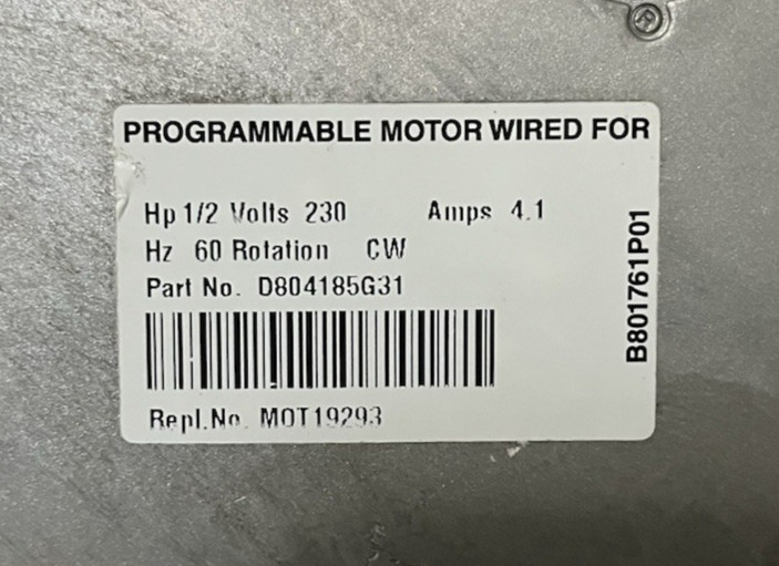 SelecTech M065PWESZ-1251 Programmable Motor Control Module 208-230V Ver 43