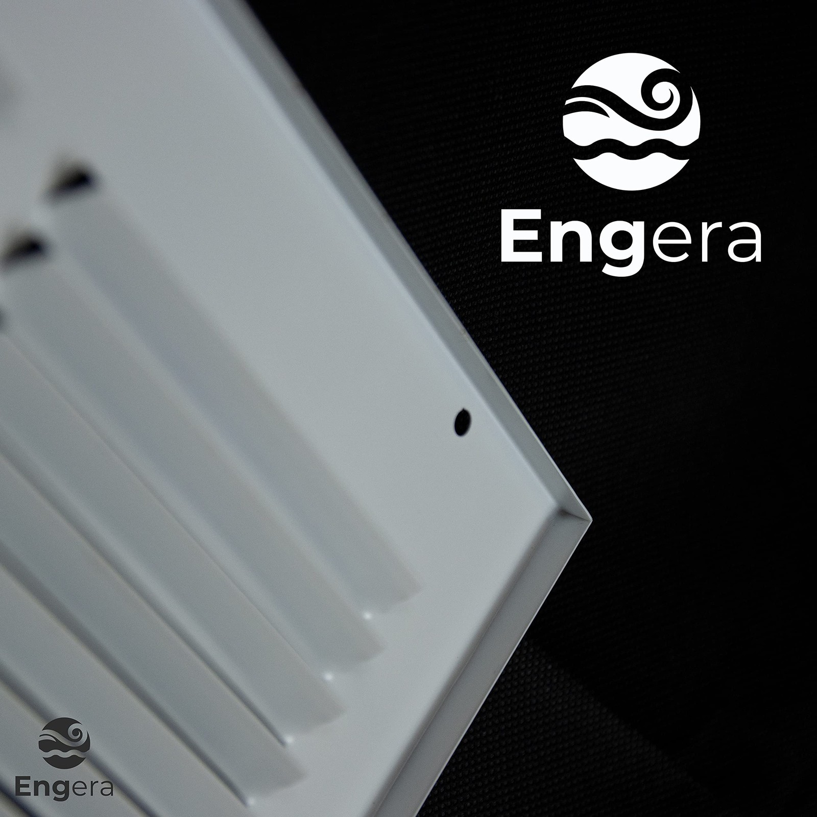 Engera Return Air Grille – Sidewall and Ceiling – HVAC Vent Duct 20×20, White