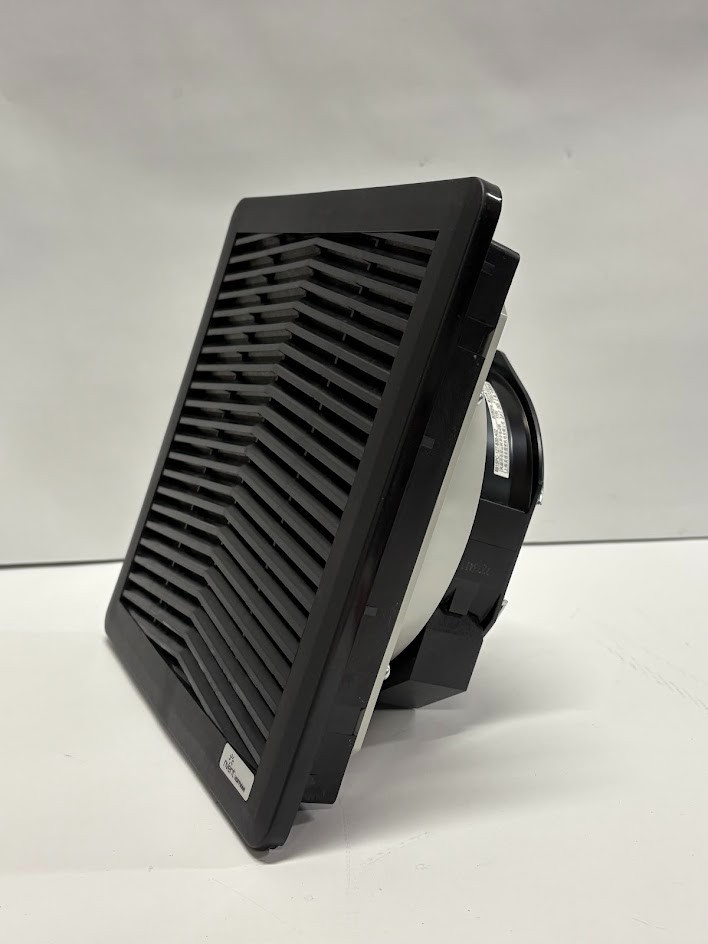 nVent Hoffman HN0916513 3R Side-Mount Filter Fan 115V, 9.84×9.84×4.44, Black NOB