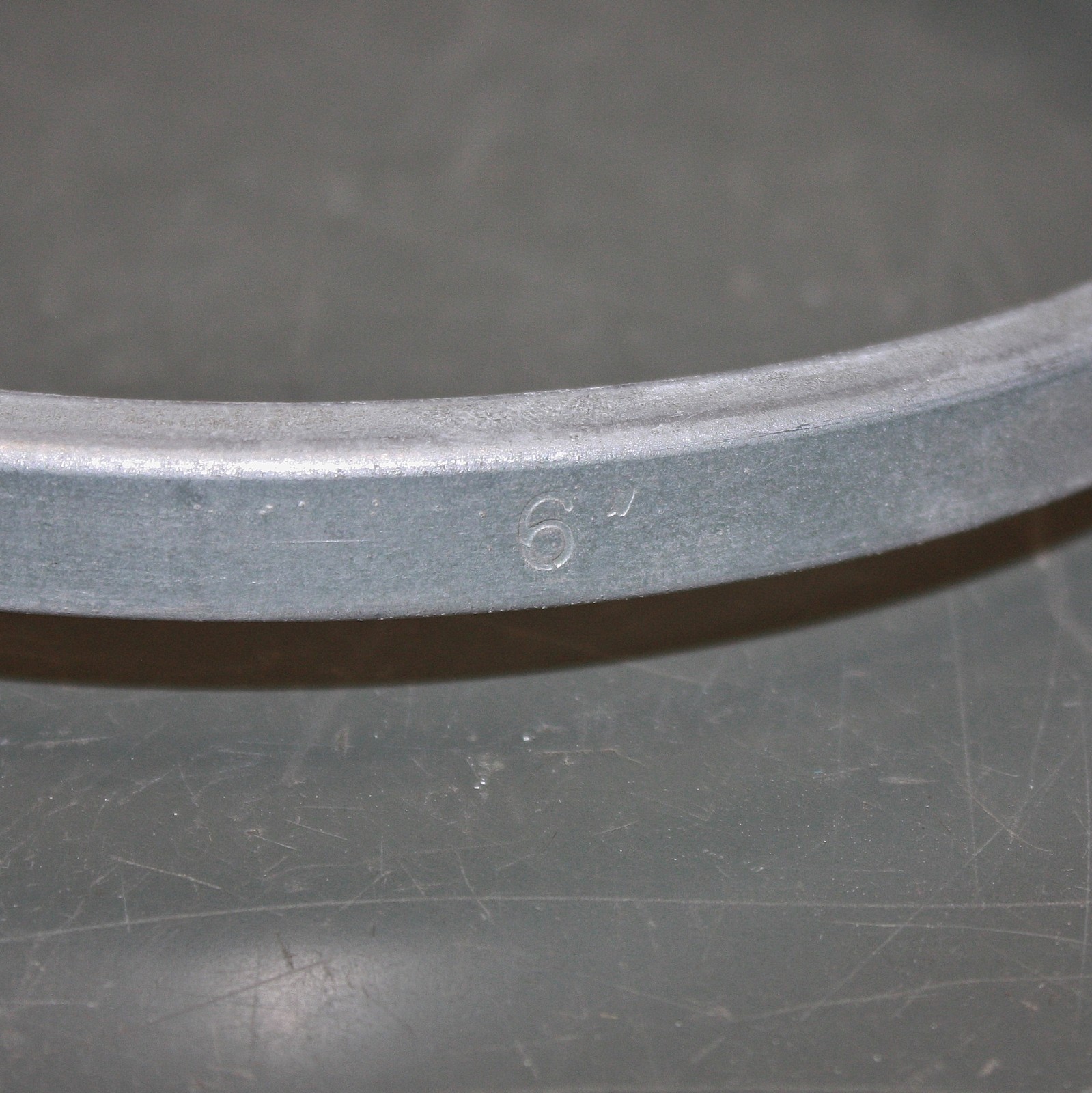 (5) Nordfab 6″ Duct Clamp 8010005525, Quick Release, Galvanized Steel, Nitrile