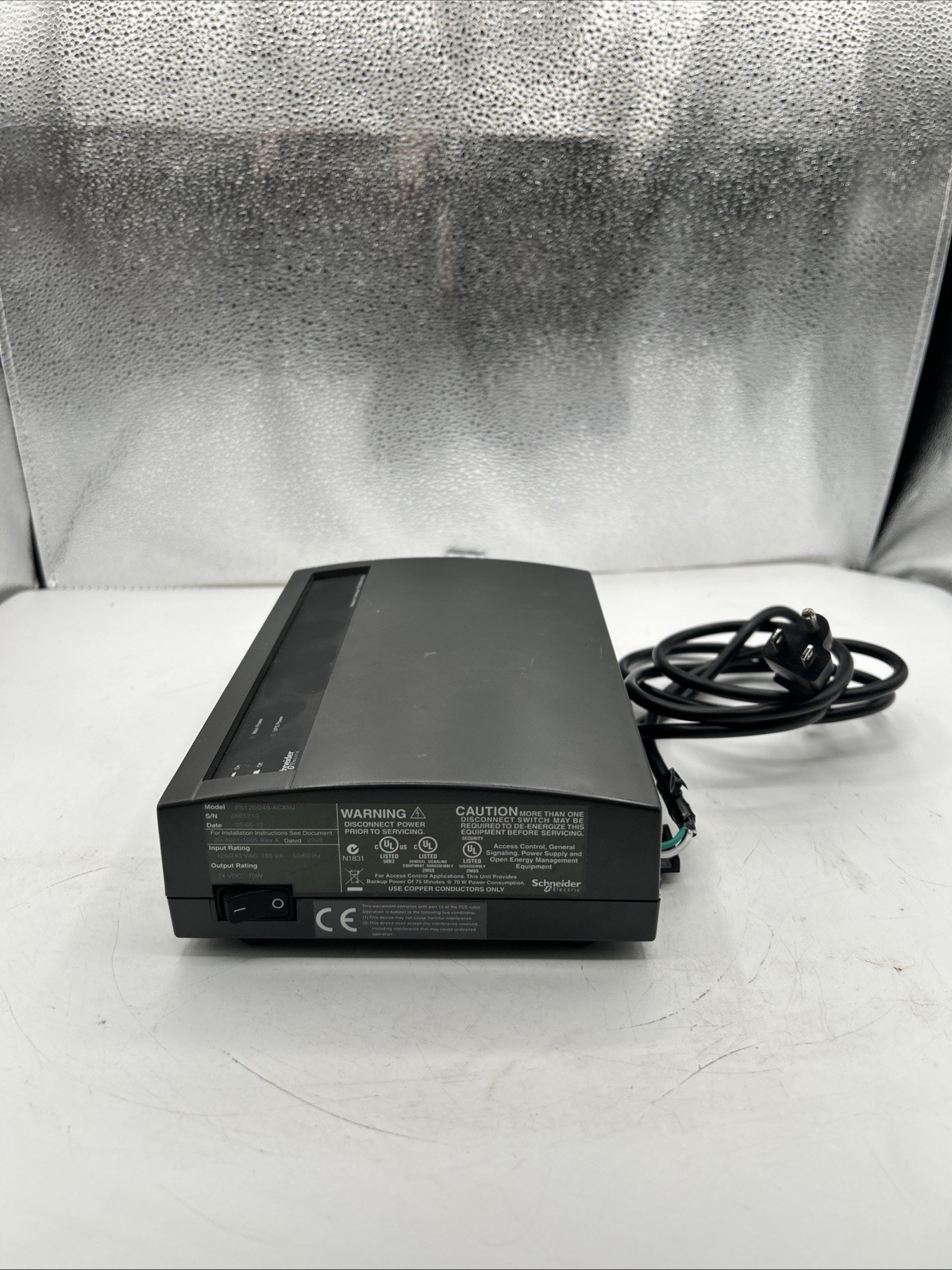Schneider Electric Andover Controls PS120/240-AC85U Controller W/ Power Supply