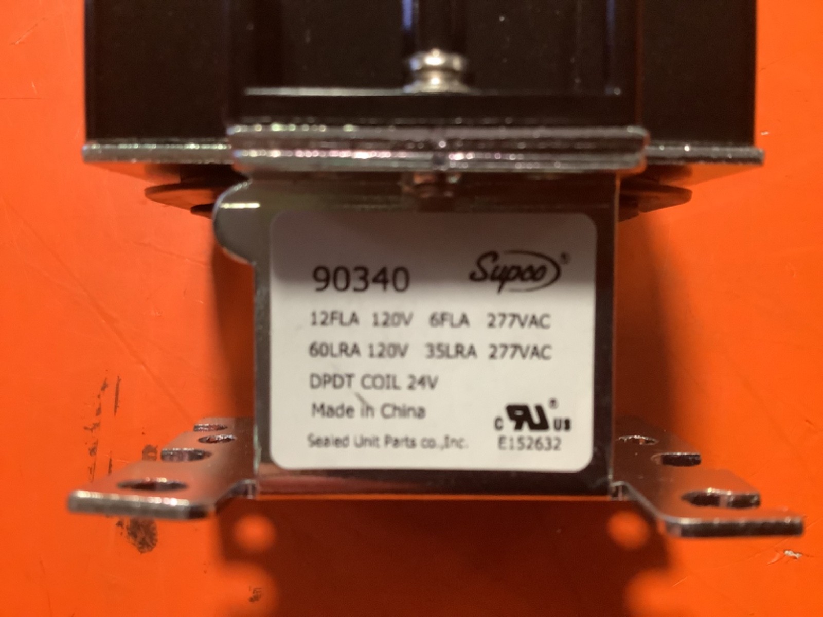 90-340 Switching Fan Relay DPDT 24 Volt Coil also replaces Honeywell R8222D1014