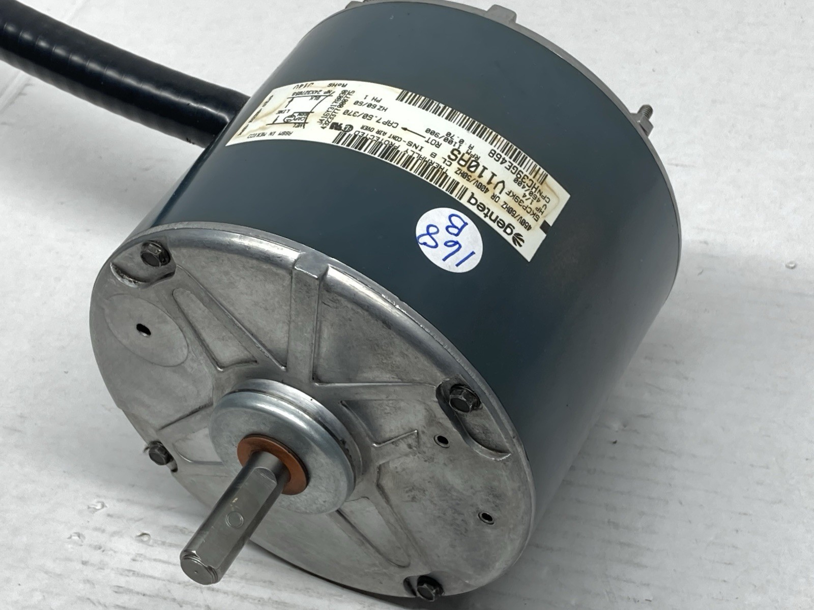 Carrier HC39GE468 Genteq 5KCP39KFV110AS Condenser Fan Motor, 1/4 HP 460V