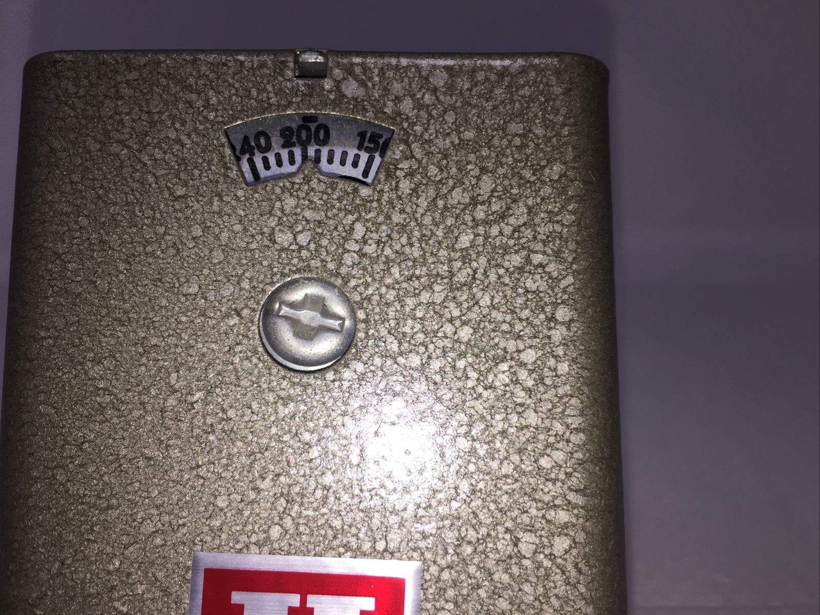 Sid Harvey Honeywell Hot Water Control Model 444A 3/4″ Well