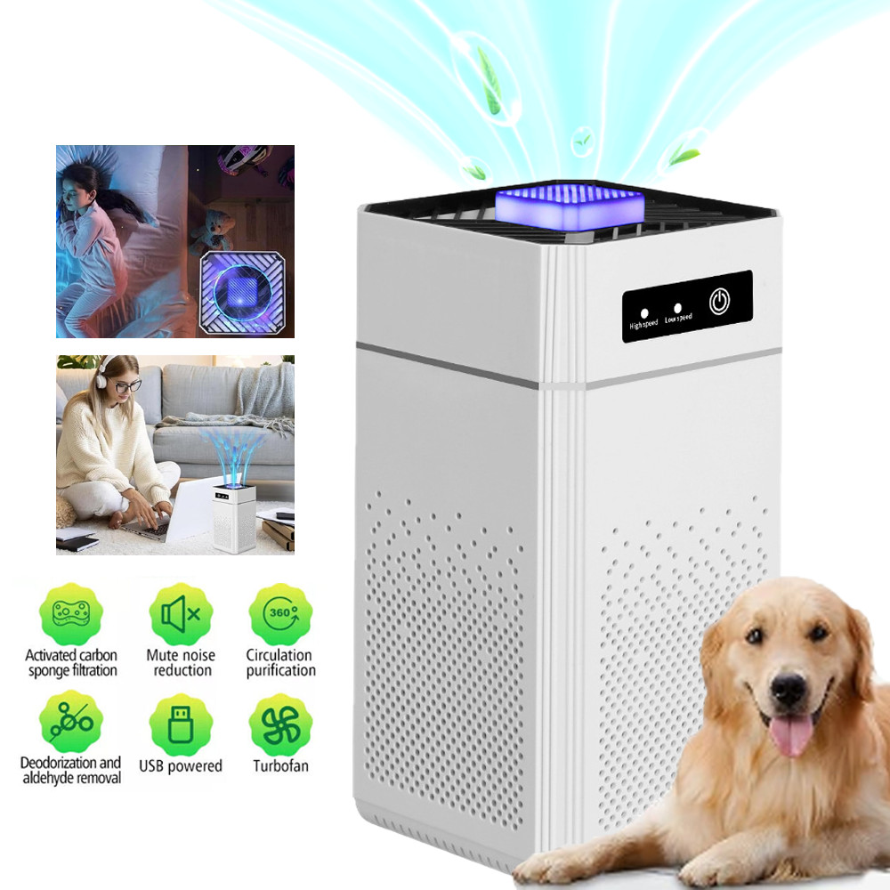 4X Large Room Air Purifier Home HEPA Washable Filter Air Cleaner for Pets