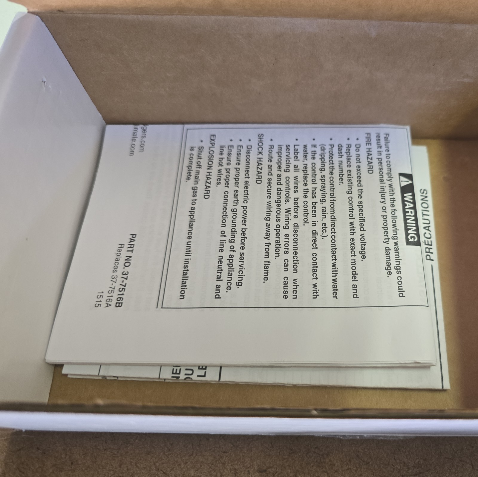 White-Rodgers 50A65-5165 Trane Integrated Furnace Control Replacement