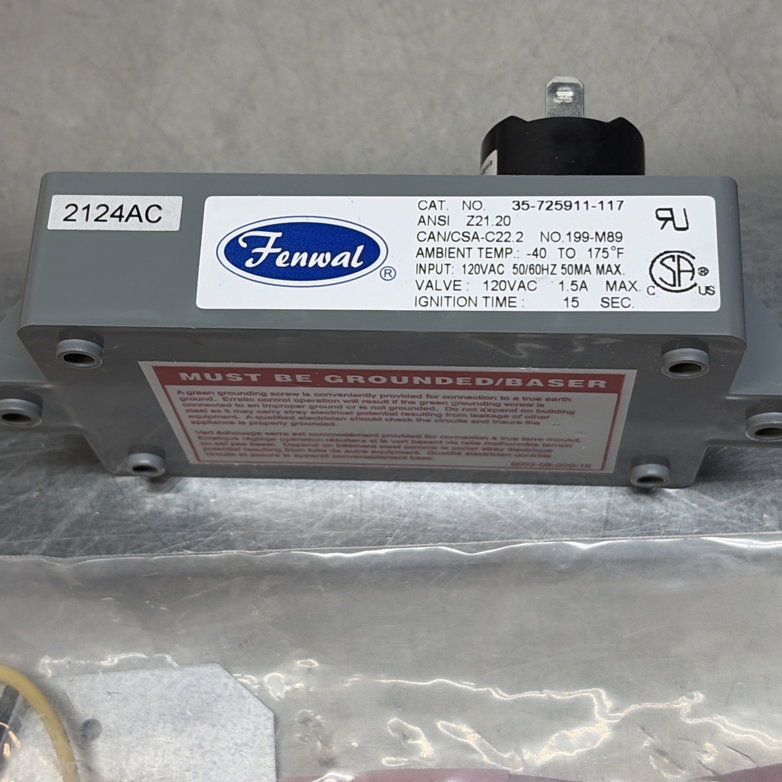 FENWAL 35-725911-117 Direct Spark Ignition Control New