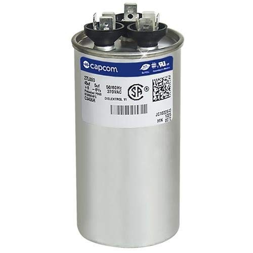 27L880 45+5 uF MFD 370 Volt VAC Round Run Capacitor Replacement for Genteq GE