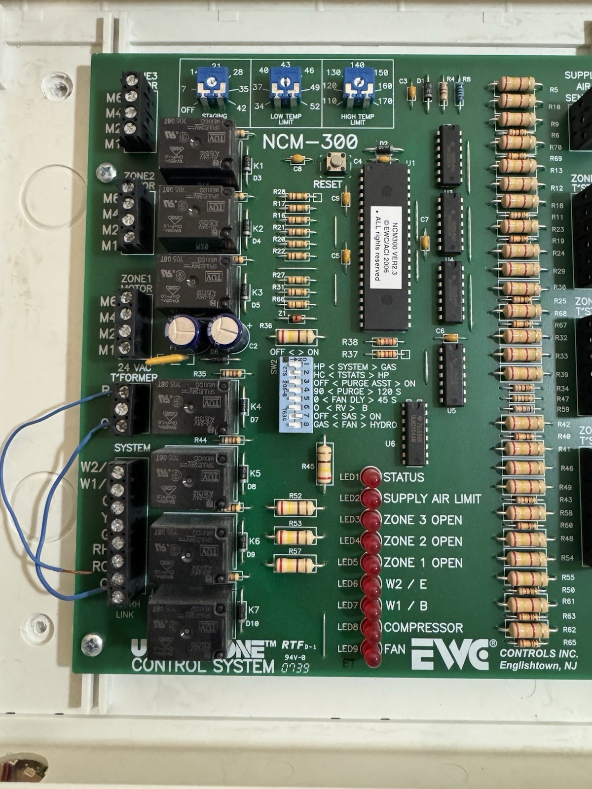 EWC Controls Ultrazone NCM-300 Zone Controller