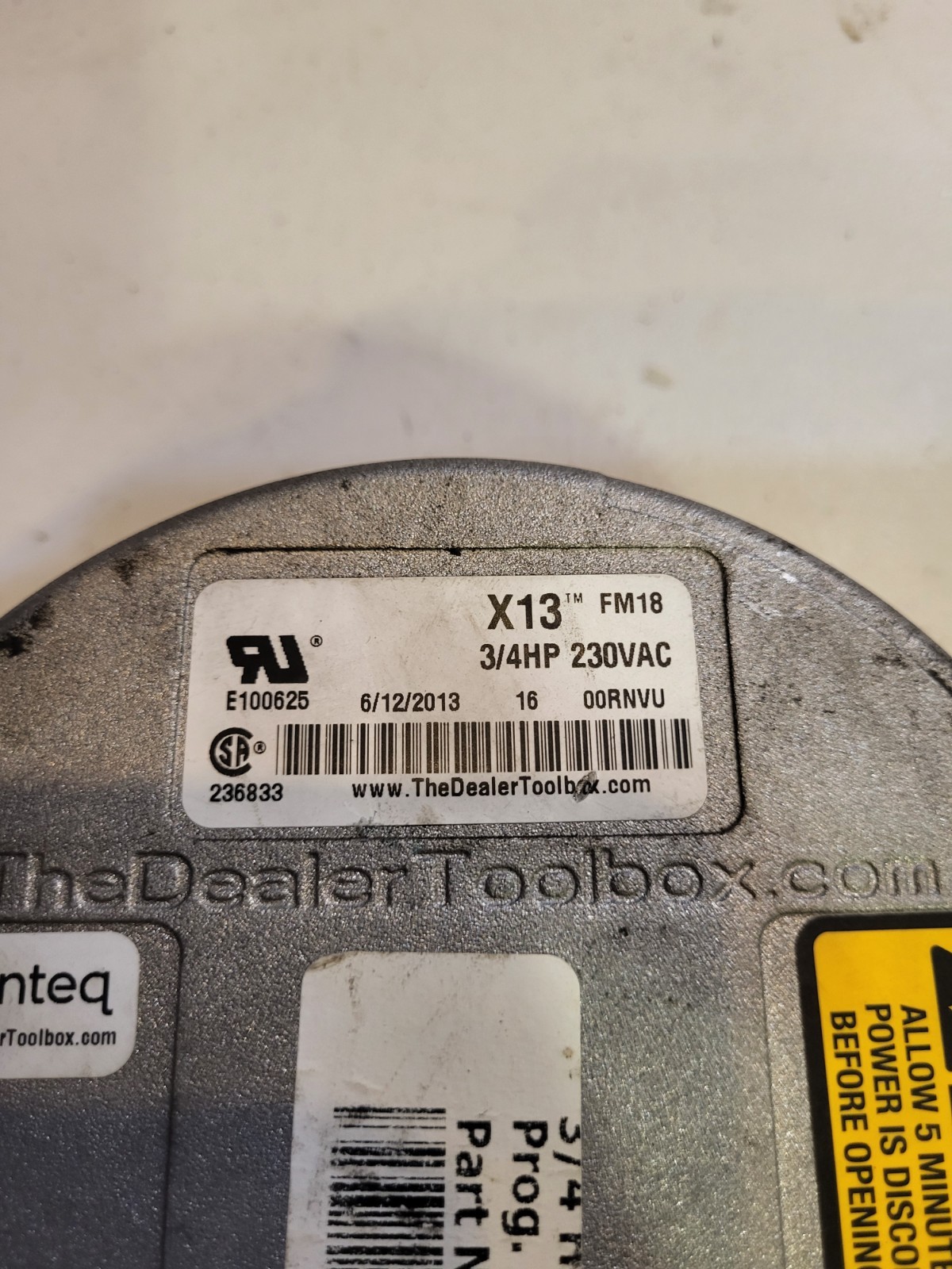 USED GE X13 ECM Motors FM18 230VAC 3/4HP CCW rotation Module Only FREE SHIPPING