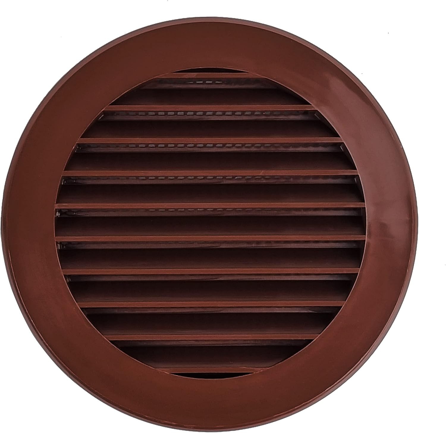 Stylish Brown 4-Inch Round Vent Grille – Perfect for Home Ventilation Needs