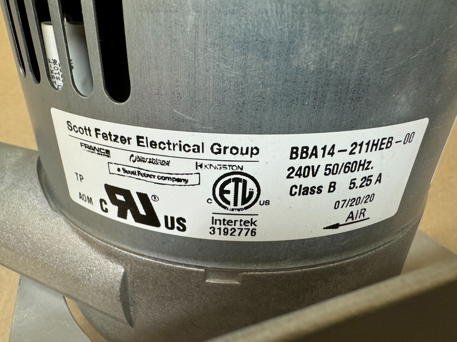 Scott Fetzer Northland BBA14-112-HEB-00 Brushless Blower 400W / 2 Stage / 240W
