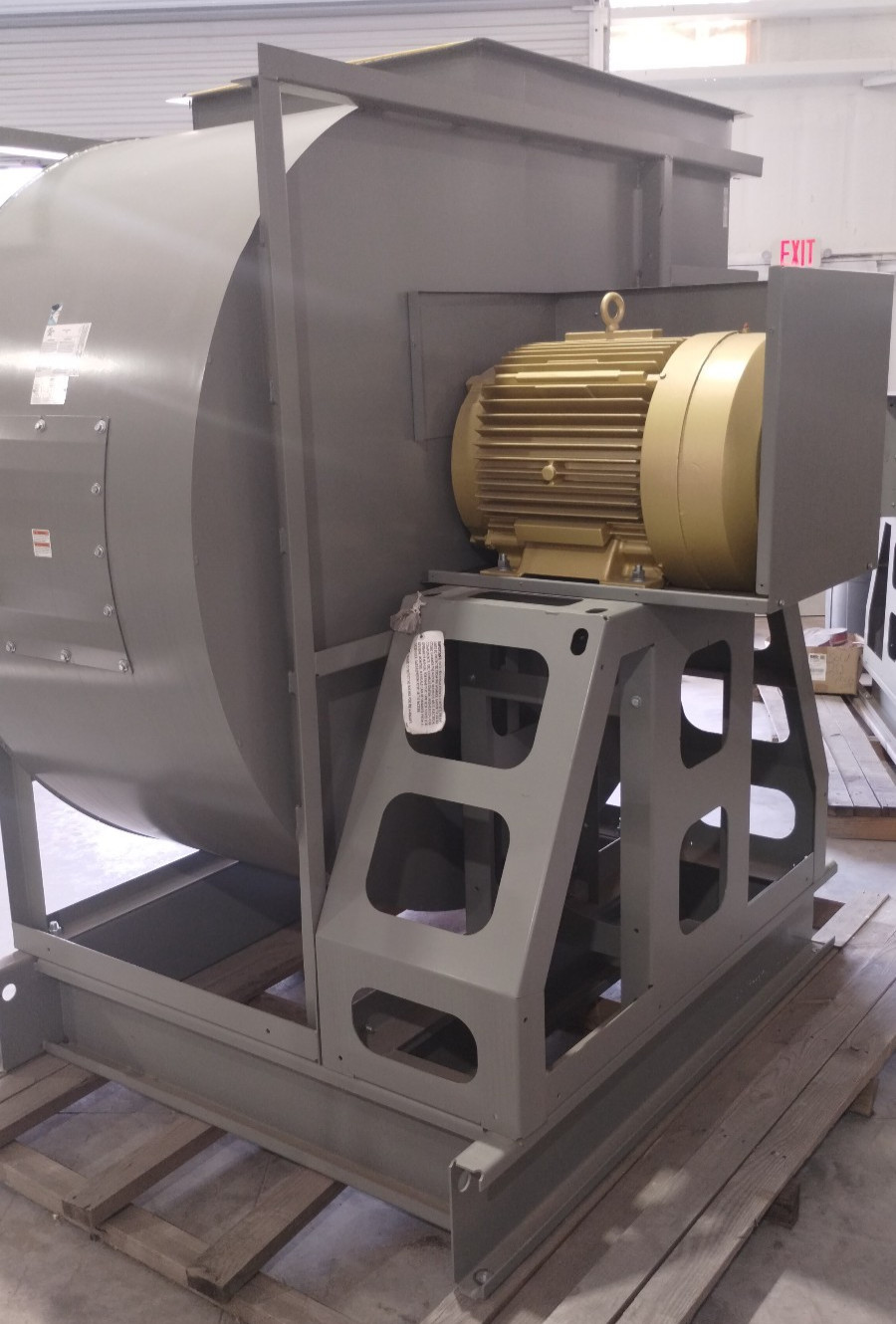 LARGE COMERICAL FUME EXTRATOR AIR HANDLER 30HP 35,500 CFM Direct Drive 230/460