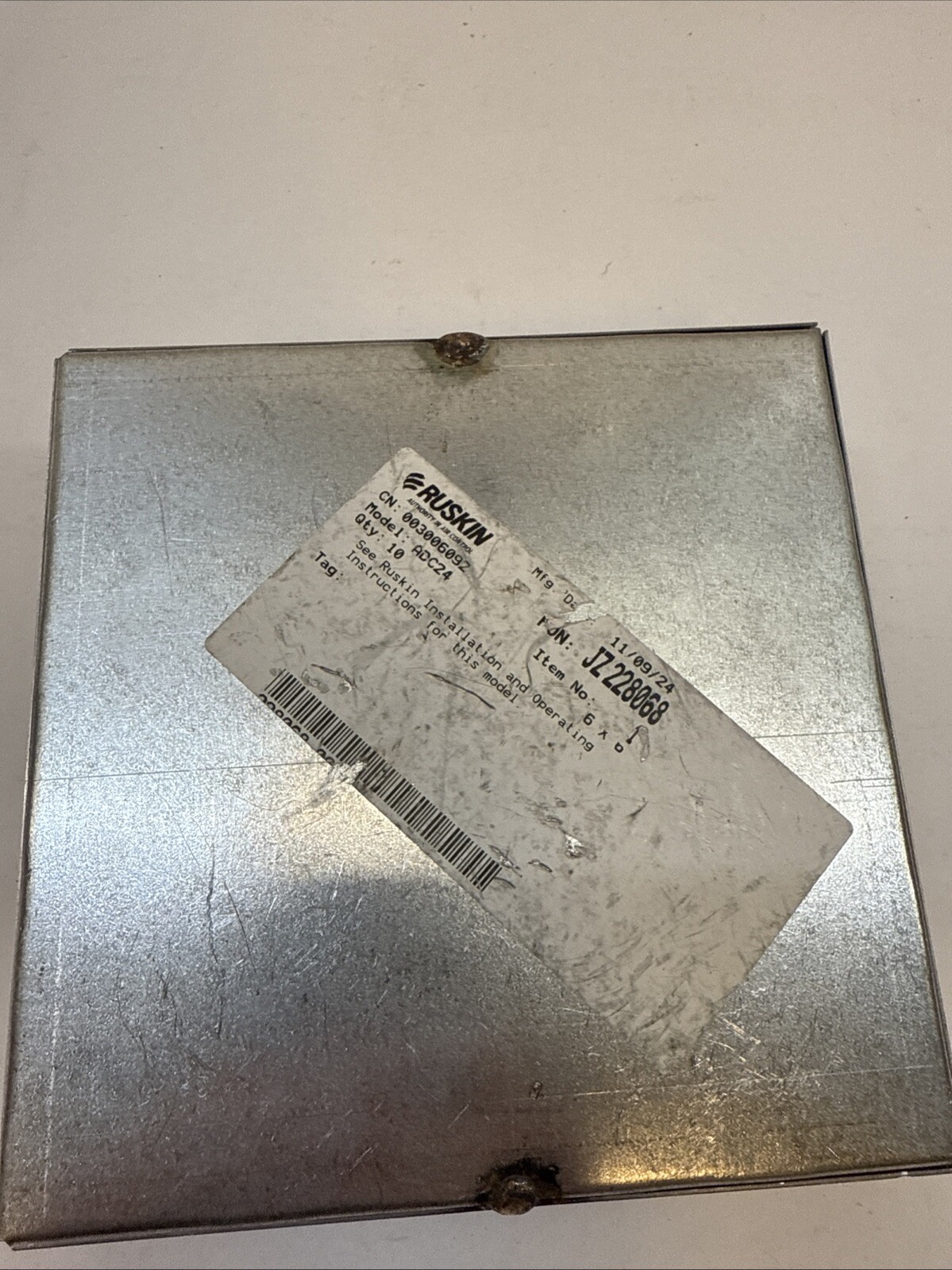 Ruskin ADC24 : Standard Cam Access Door
