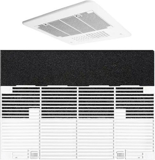 RV A/C Vent Cover for AC Cover Replacement, RV Air C Size: 1 Grille + 1 Filter