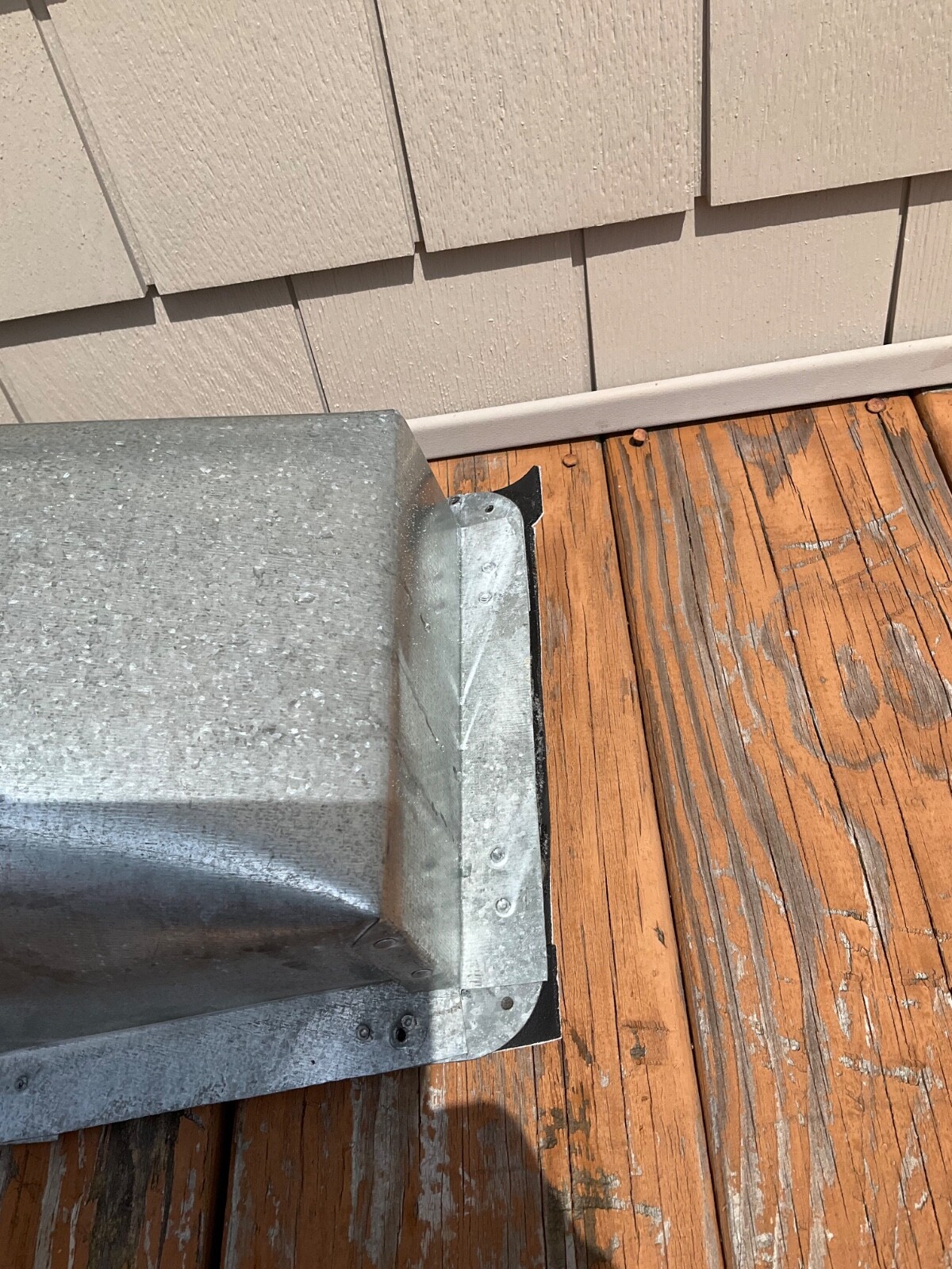 HVAC Duct 7” round stick on top take off with damper