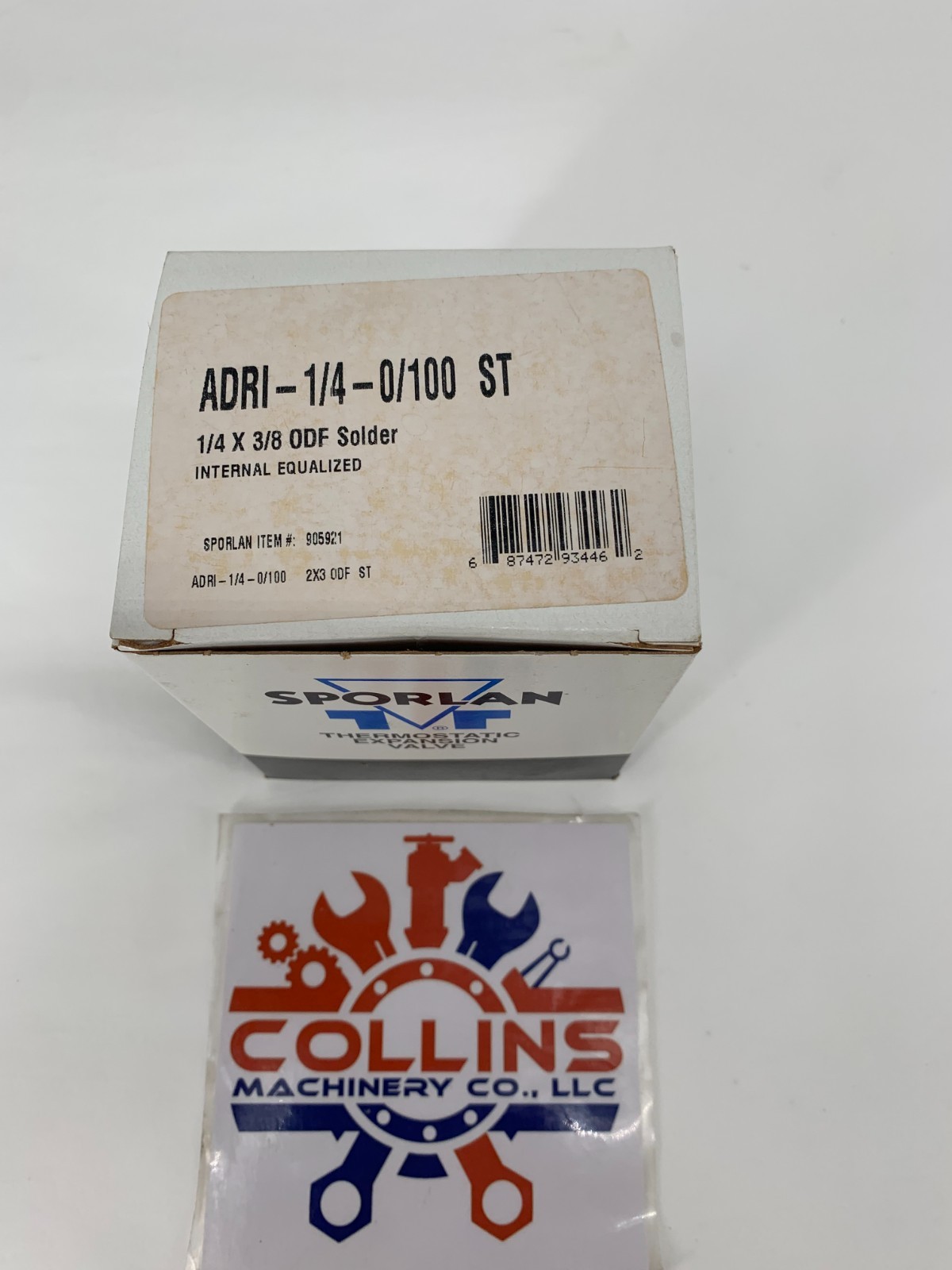 Sporlan 905921 ADRI-1/4-0/100 ST Auto Expansion Valve 1/4″ x 3/8″ ODF Solder