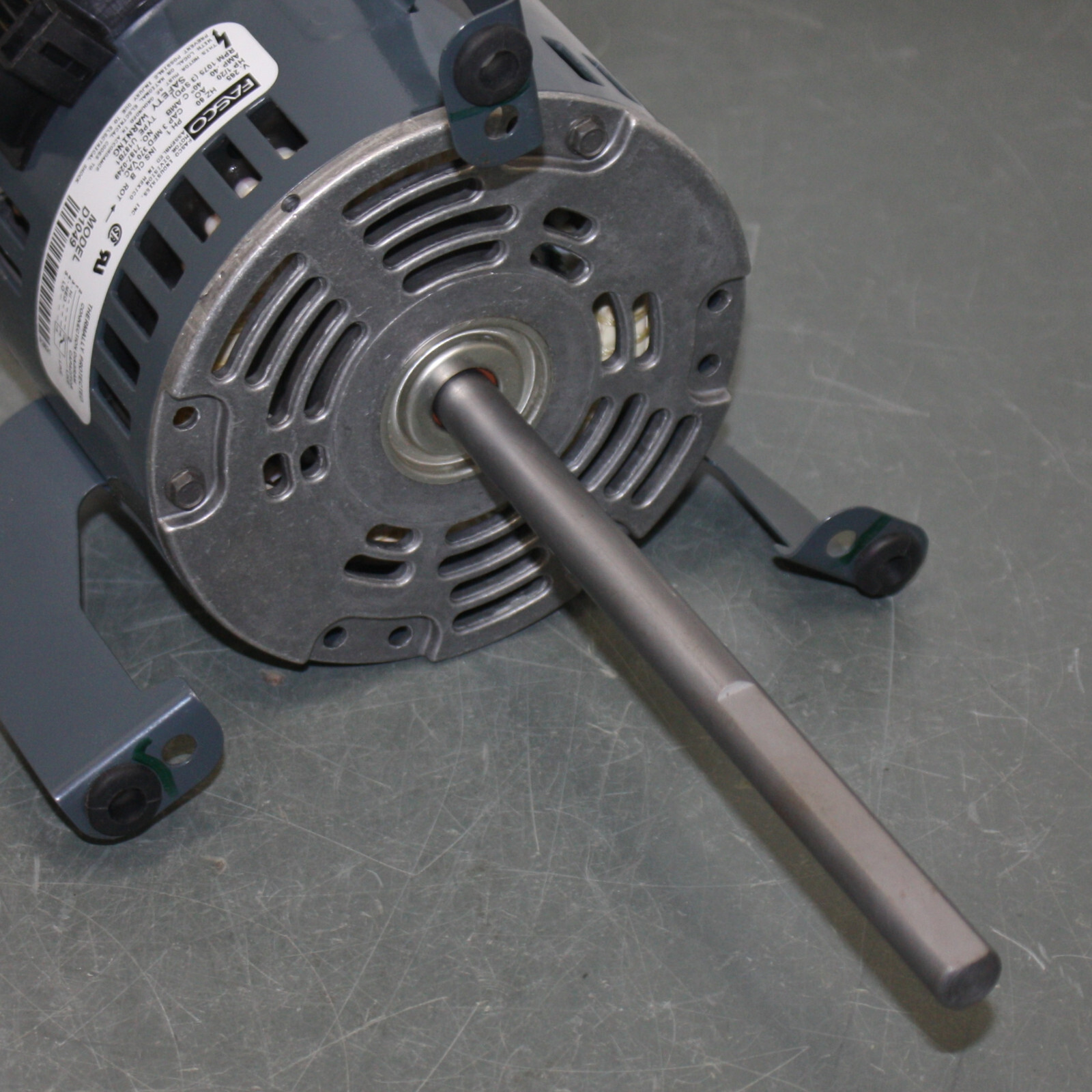 Fasco Condenser Fan Motor D1049, 265V AC, 1/20 HP, 1075 RPM, 42 Frame, 1 PH