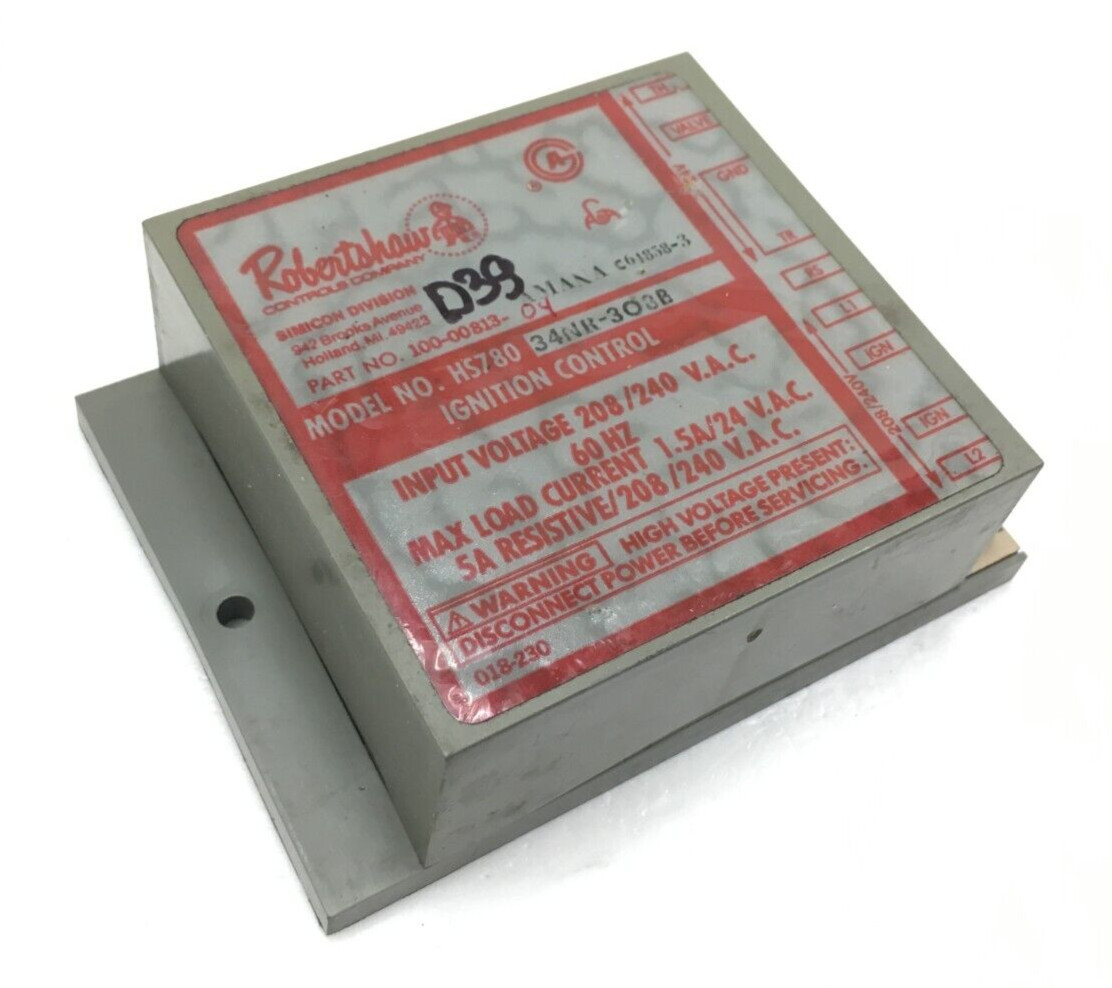 Robertshaw HS780 34NR-308B 100-00813-04 Amana C64858-3 Ign. Cont. Module #D39