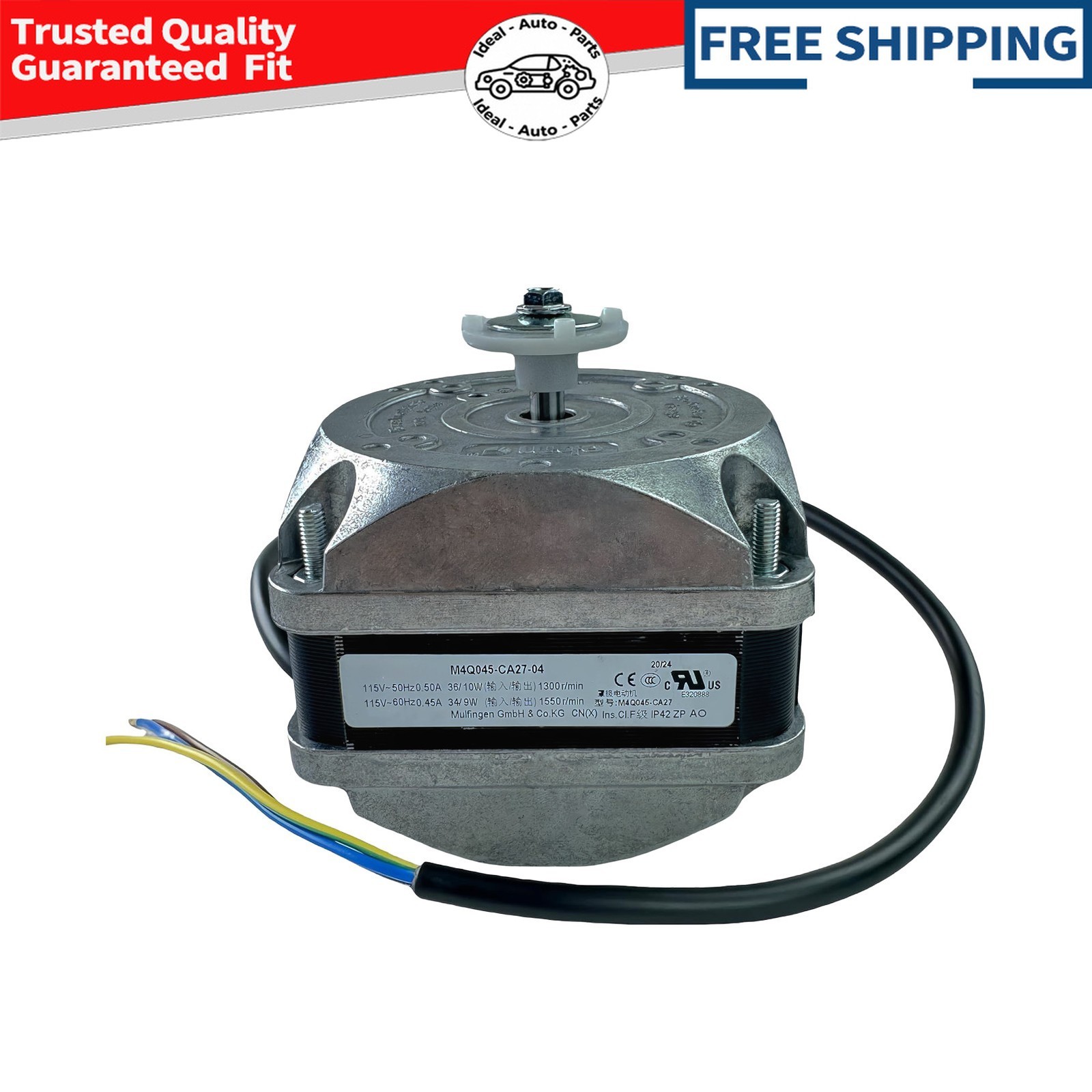 M4Q045-CA27-04 For Ebm-Papst Freezer Condenser Fan Motor, 115V AC Fan Motor Comp