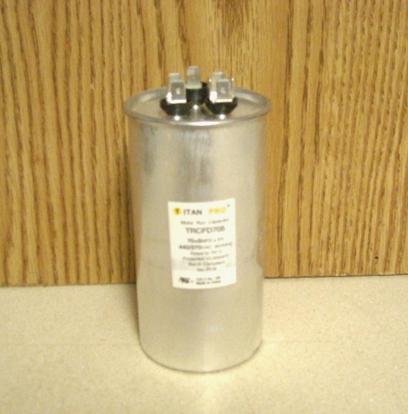 CTP1- TITAN PRO TRCDF705 MOTOR RUN CAPACITOR 70+5MFD