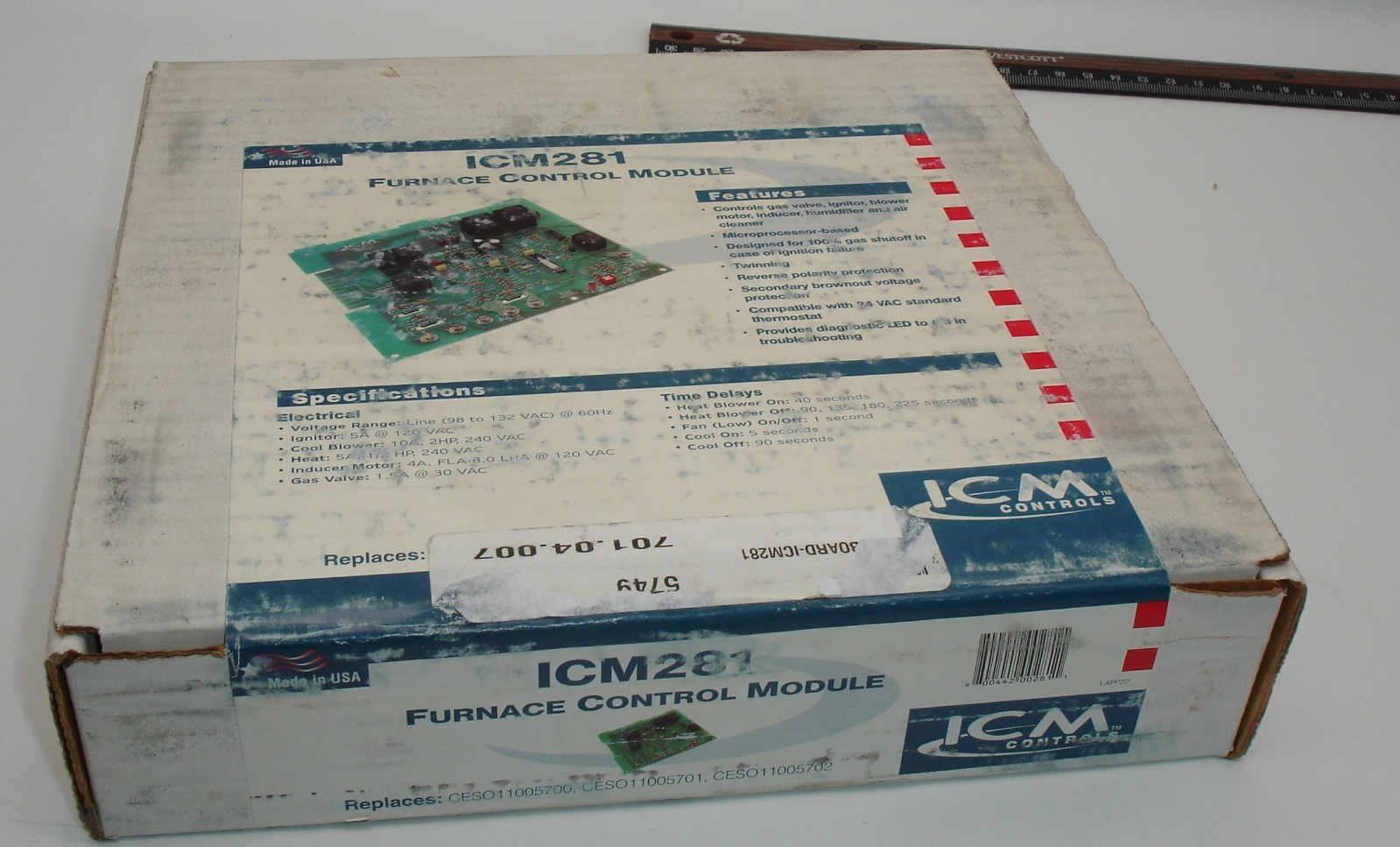 ICM Controls ICM281 Furnace Control Replacement for Carrier
